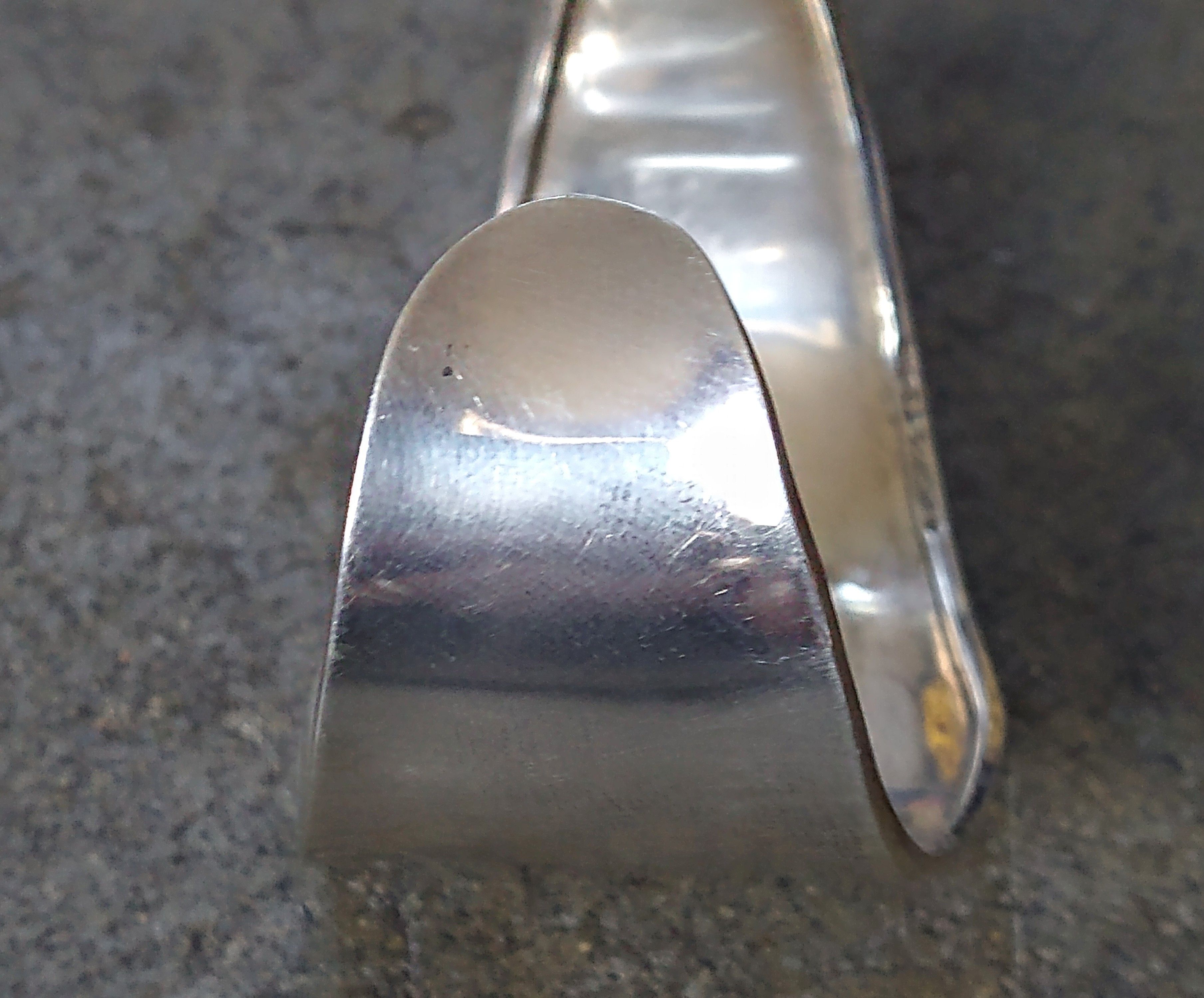 Jewelry Vintage Taxco Sterling Silver Cuff Bracelet Purple Cats Eye Size ONE SIZE - 6 Thumbnail