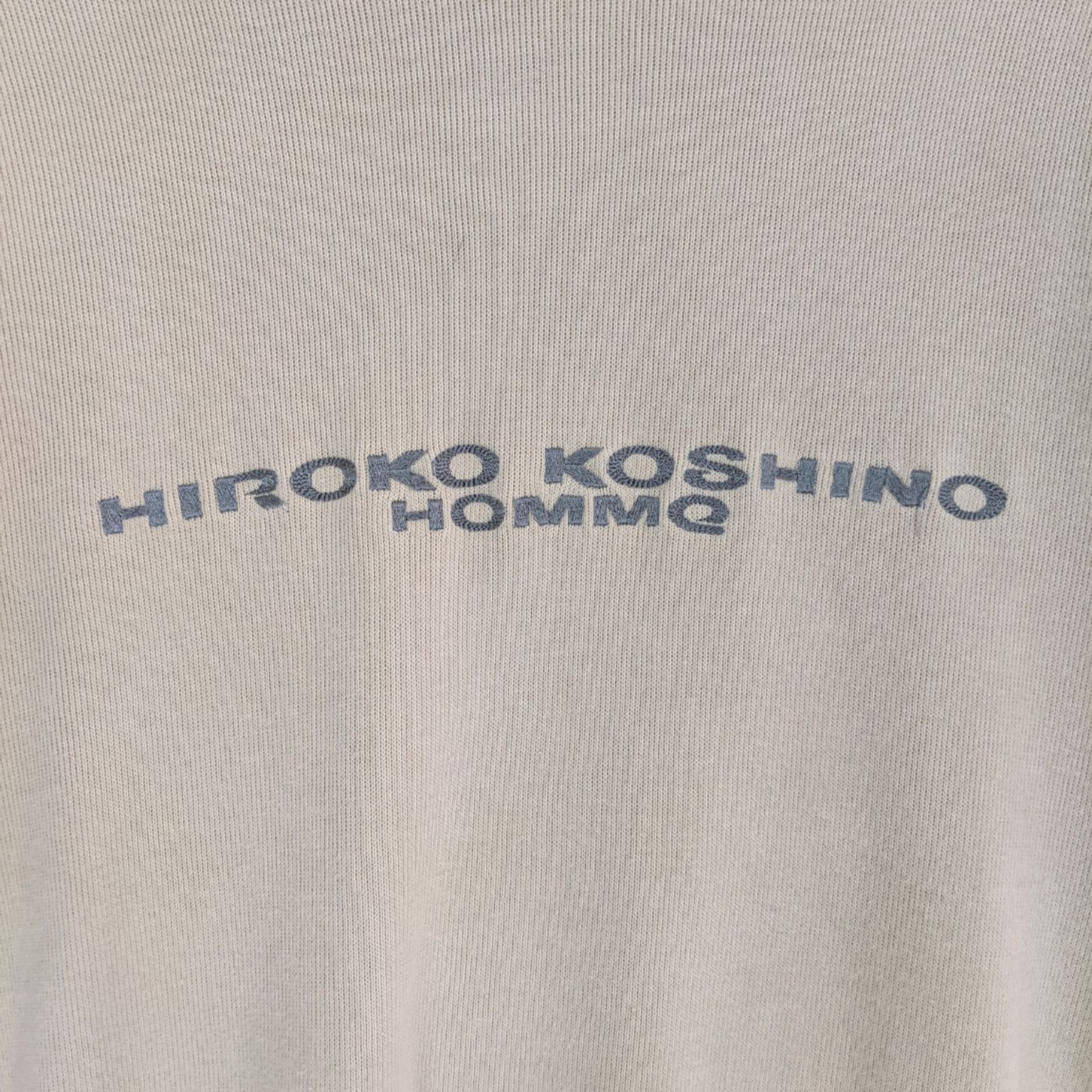 Hiroko Koshino Homme HIROKO KOSHINO Big Spell Out Jumper Sweatshirt Size US L / EU 52-54 / 3 - 5 Thumbnail