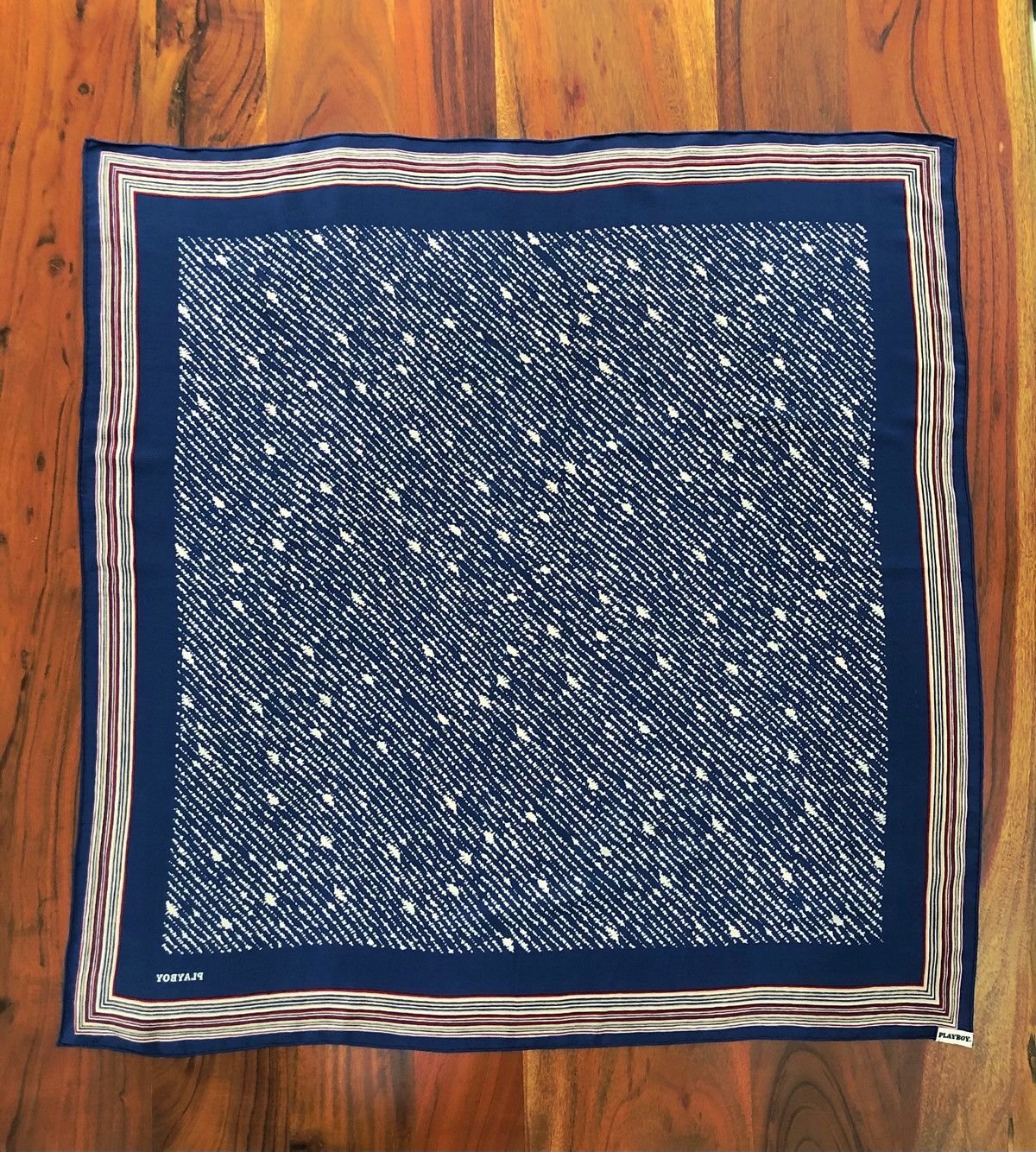 Playboy Rare Vintage Playboy Silk Scarf Size ONE SIZE - 4 Thumbnail