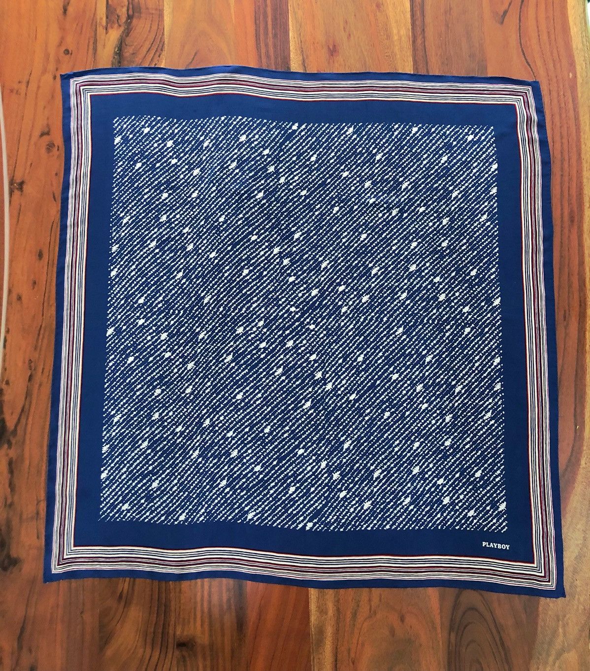 Playboy Rare Vintage Playboy Silk Scarf Size ONE SIZE - 2 Thumbnail