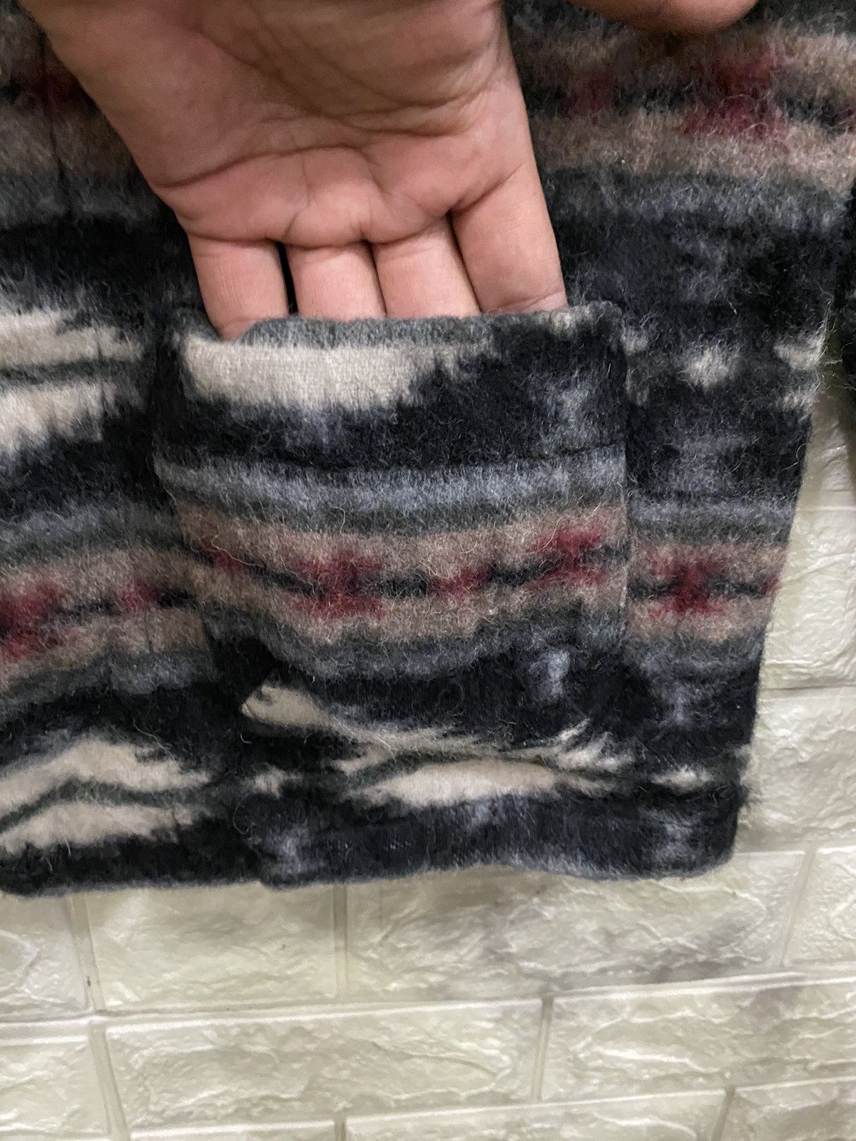 Japanese Brand Worn Out Age Mohair Navajo Jacket Size US M / EU 48-50 / 2 - 8 Thumbnail