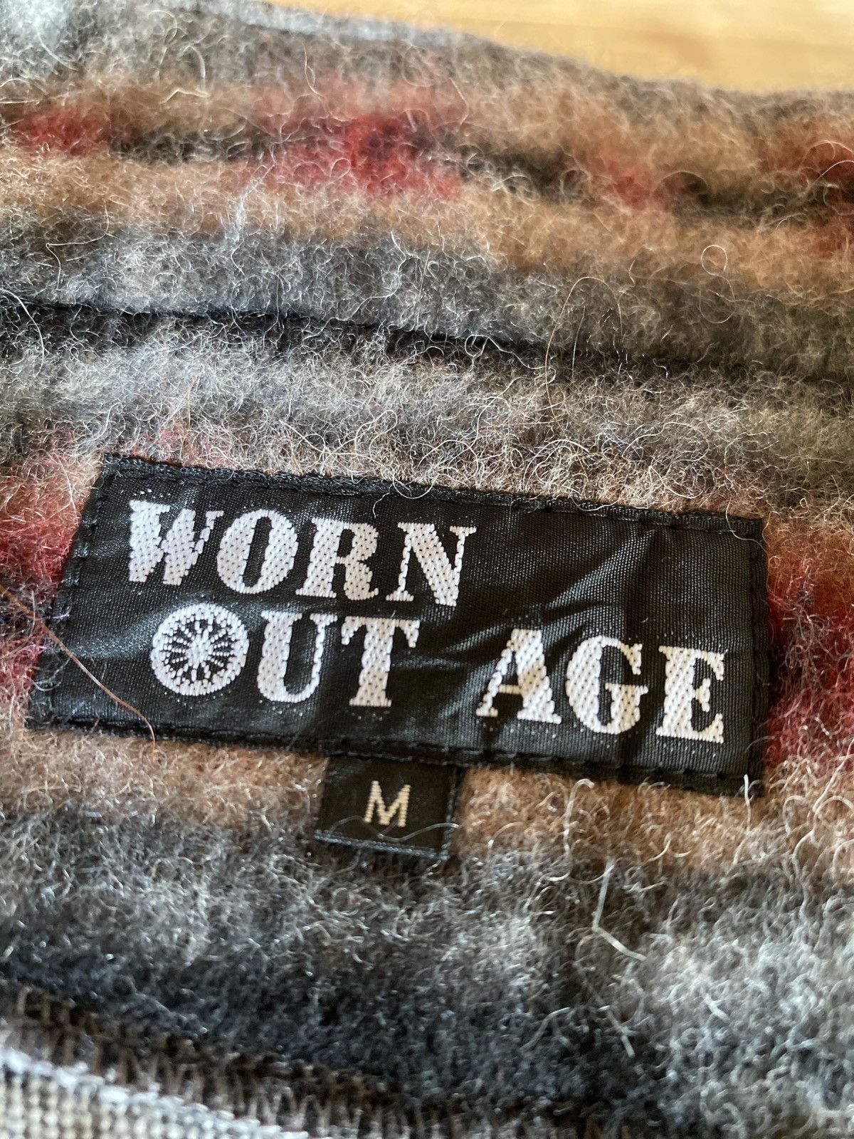 Japanese Brand Worn Out Age Mohair Navajo Jacket Size US M / EU 48-50 / 2 - 9 Thumbnail