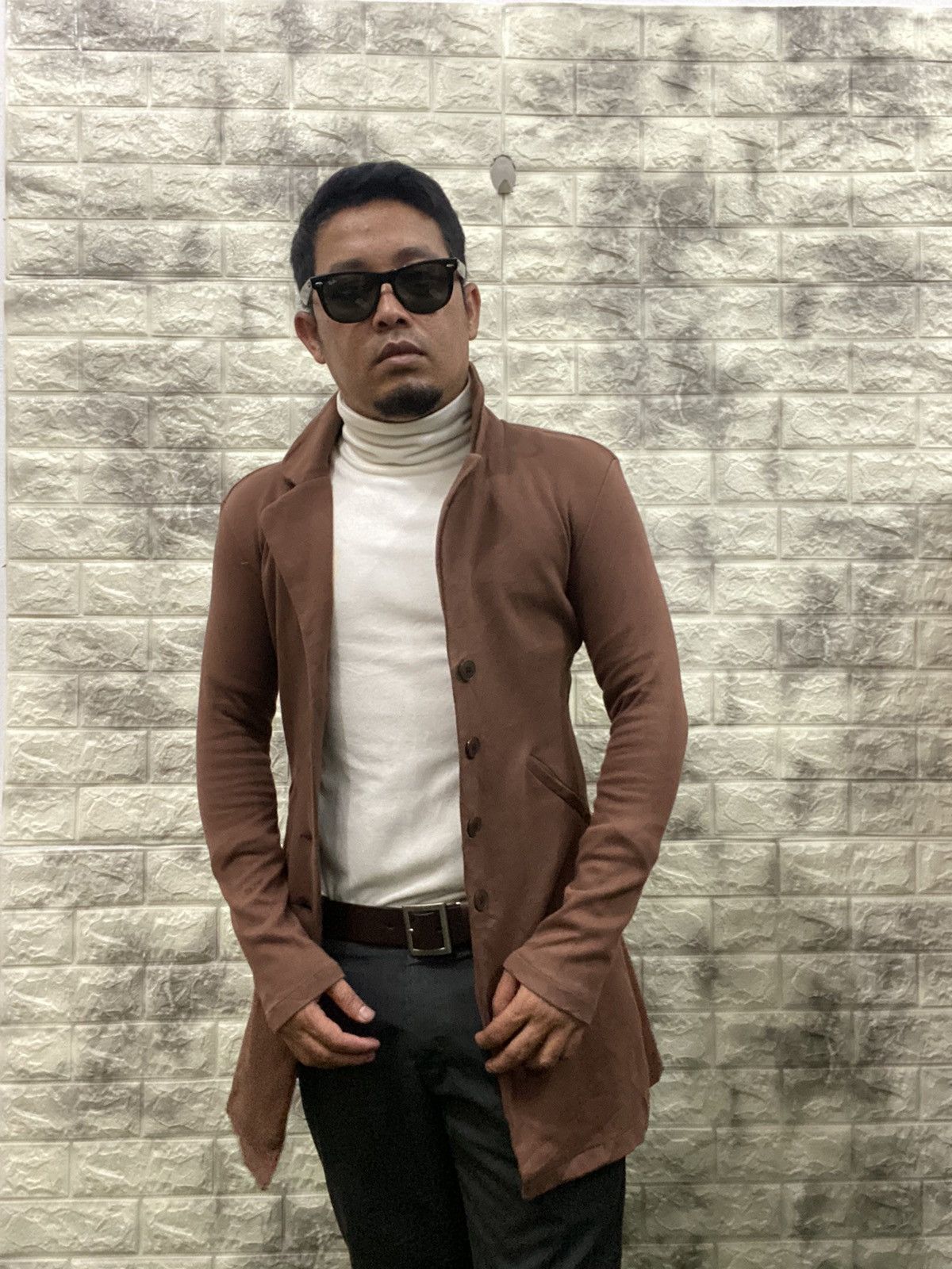 Issey Miyake × Vintage × agnes b. Agnes B. Brown Cotton Jacket Size S / US 4 / IT 40 - 1 Thumbnail