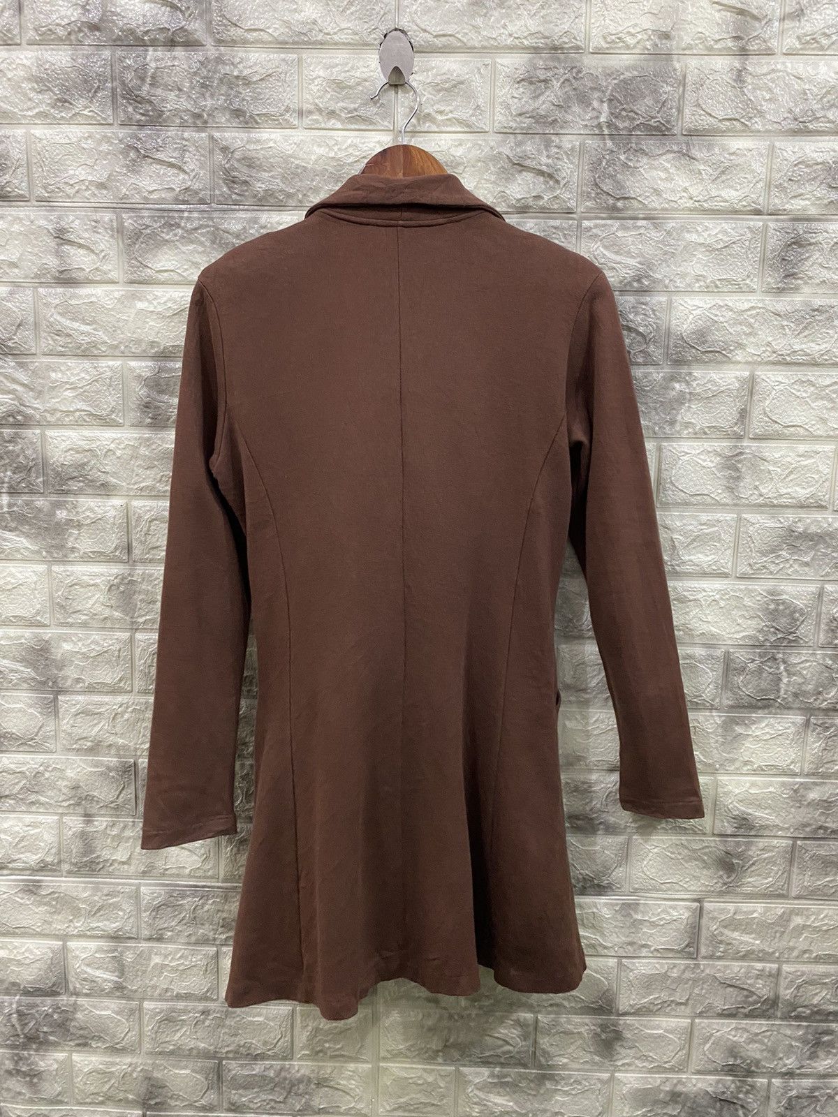 Issey Miyake × Vintage × agnes b. Agnes B. Brown Cotton Jacket Size S / US 4 / IT 40 - 3 Thumbnail