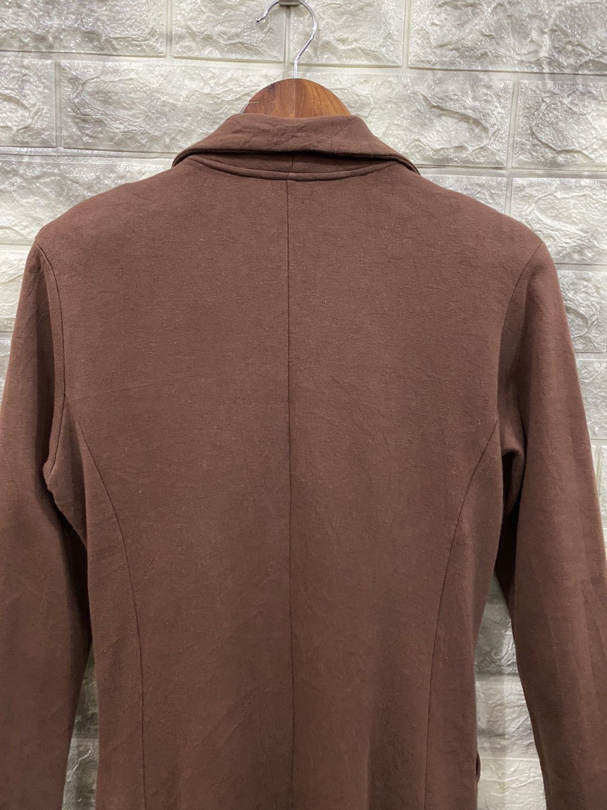 Issey Miyake × Vintage × agnes b. Agnes B. Brown Cotton Jacket Size S / US 4 / IT 40 - 5 Thumbnail