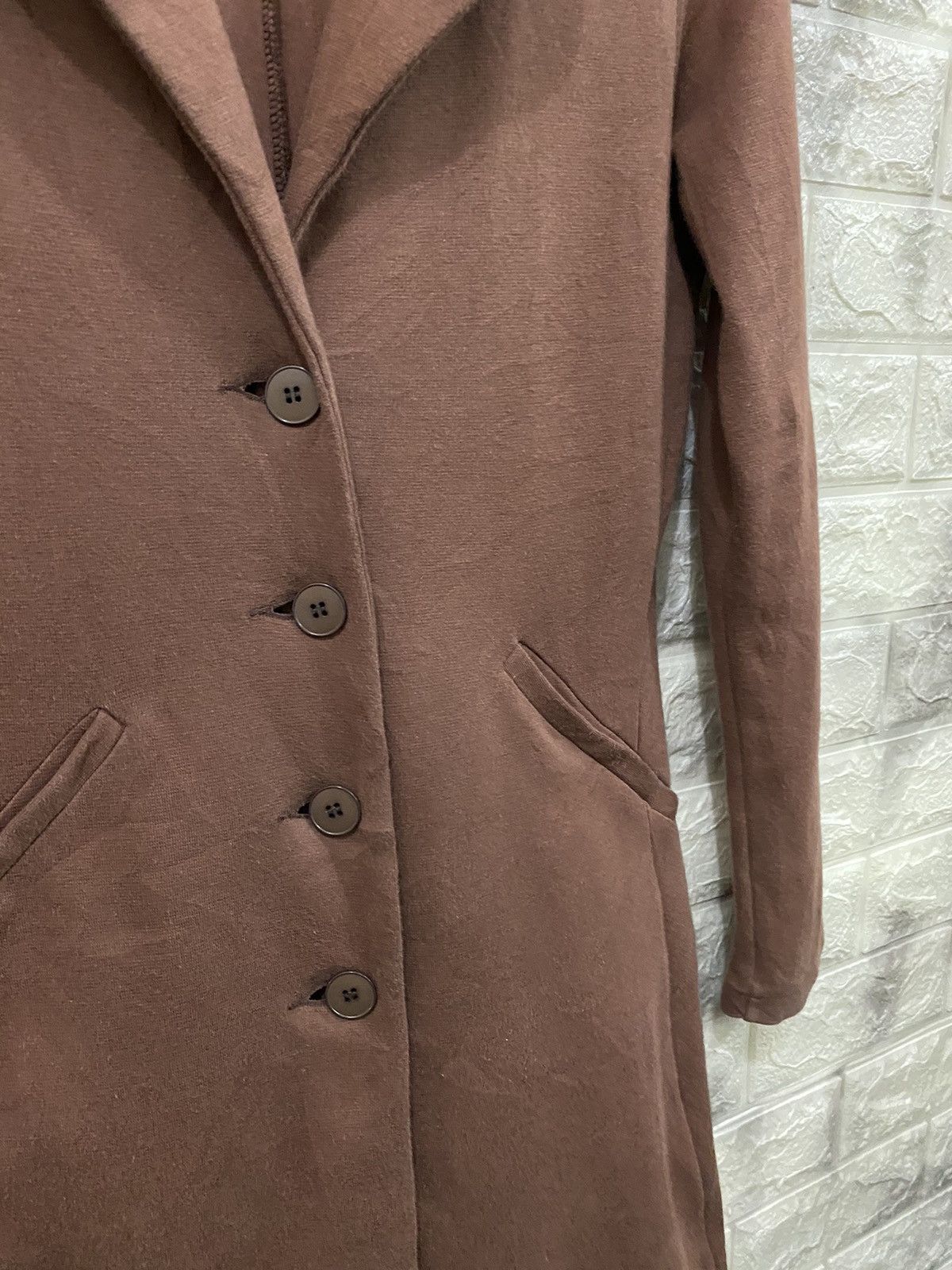 Issey Miyake × Vintage × agnes b. Agnes B. Brown Cotton Jacket Size S / US 4 / IT 40 - 6 Thumbnail