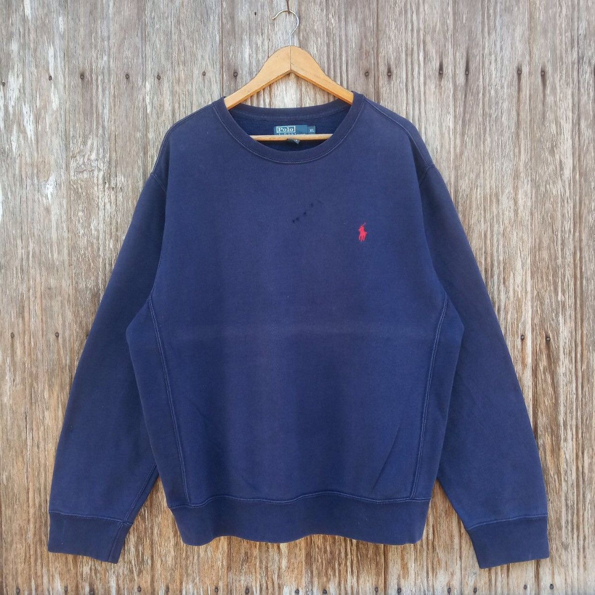 Polo Ralph Lauren × Vintage Vintage Polo By Ralph Lauren Small Pony Sweatshirts Size US XL / EU 56 / 4 - 1 Thumbnail