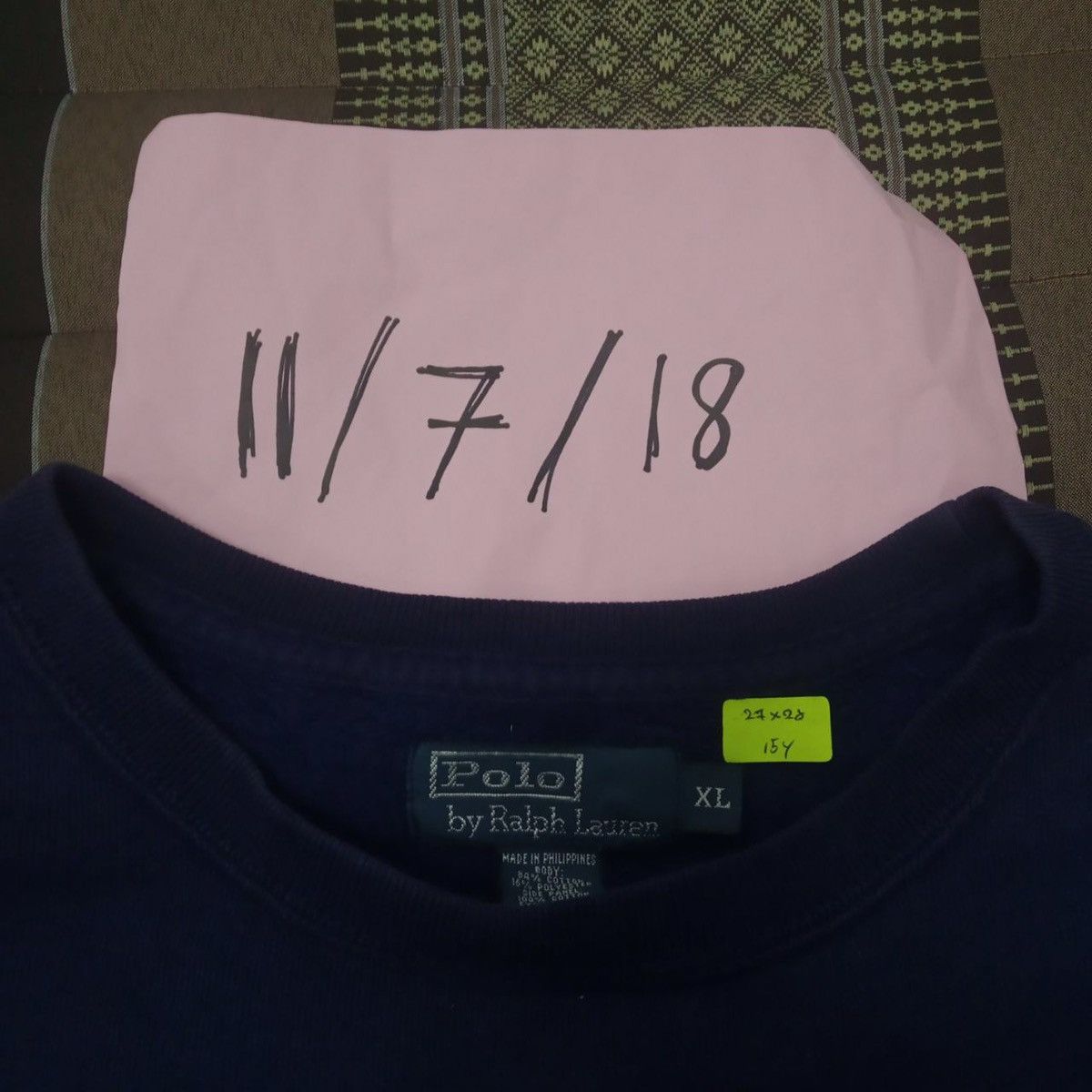 Polo Ralph Lauren × Vintage Vintage Polo By Ralph Lauren Small Pony Sweatshirts Size US XL / EU 56 / 4 - 5 Thumbnail