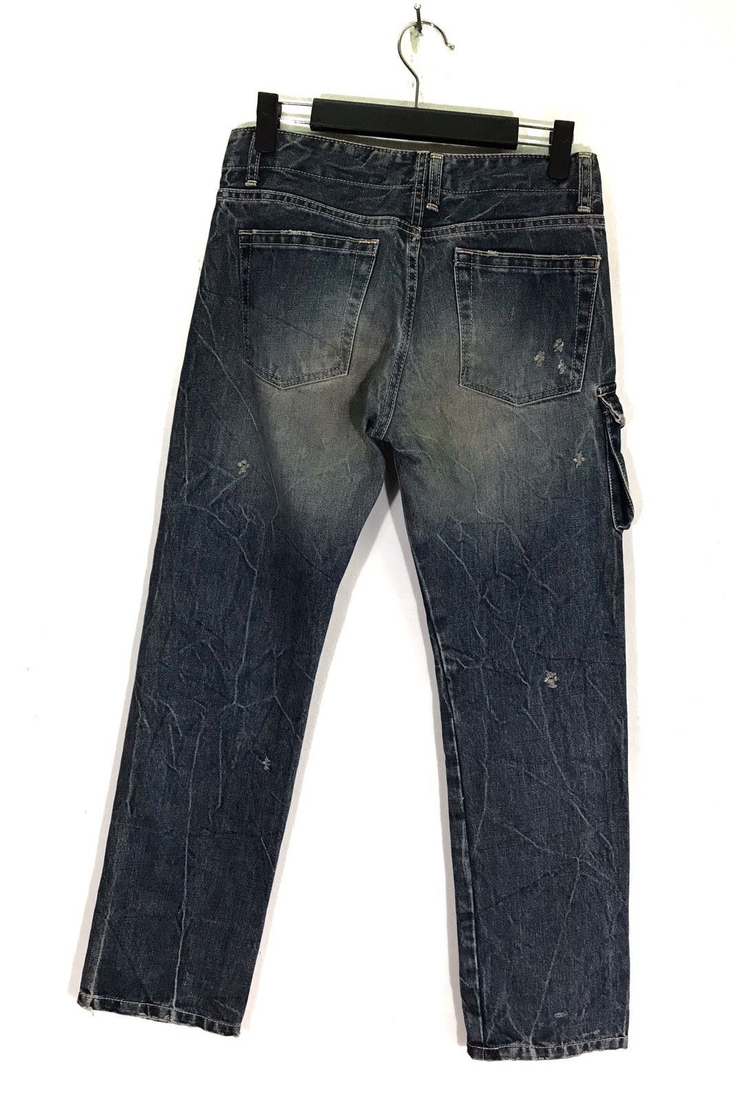 Blue Blue Japan Blue Blue Japan Distressed faded Jeans Made in Japan Size US 29 - 8 Thumbnail