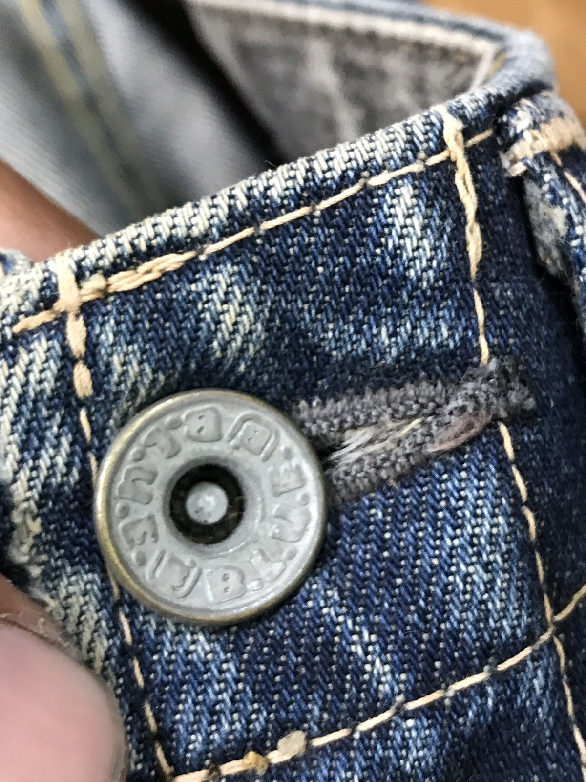 Blue Blue Japan Blue Blue Japan Distressed faded Jeans Made in Japan Size US 29 - 10 Thumbnail
