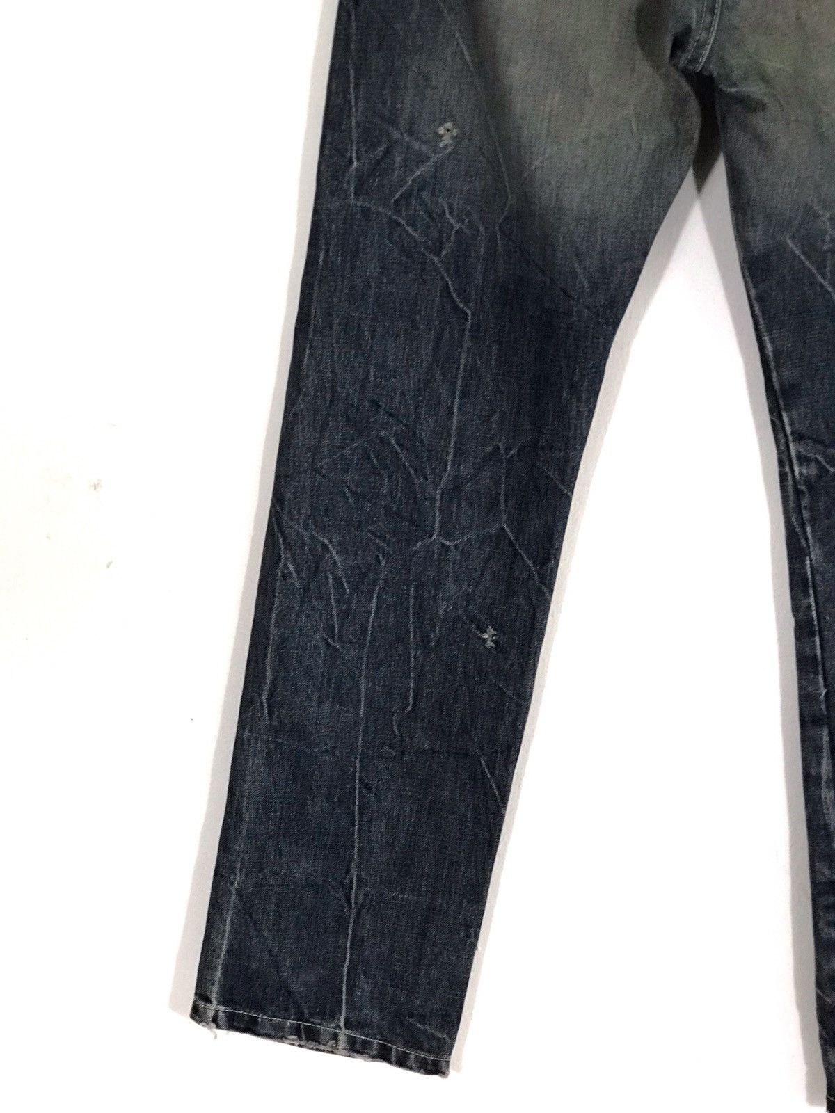 Blue Blue Japan Blue Blue Japan Distressed faded Jeans Made in Japan Size US 29 - 7 Thumbnail