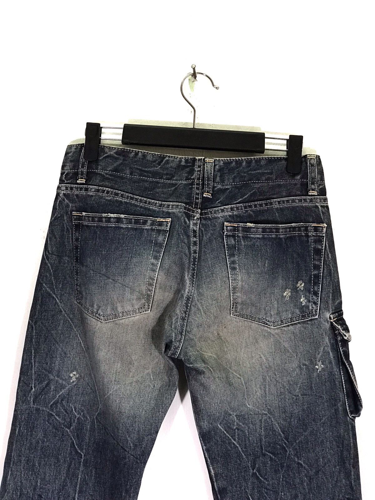 Blue Blue Japan Blue Blue Japan Distressed faded Jeans Made in Japan Size US 29 - 5 Thumbnail