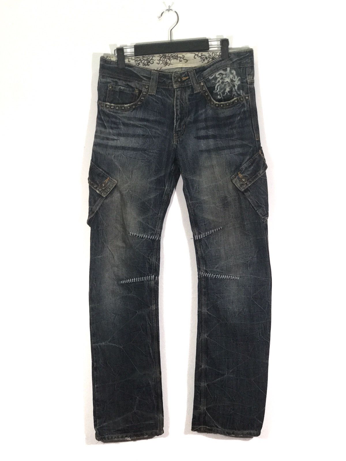 Japanese Brand × Twenty Twenty Works Strive For Perfection Side Pockets Denim Jeans Size US 32 / EU 48 - 1 Thumbnail
