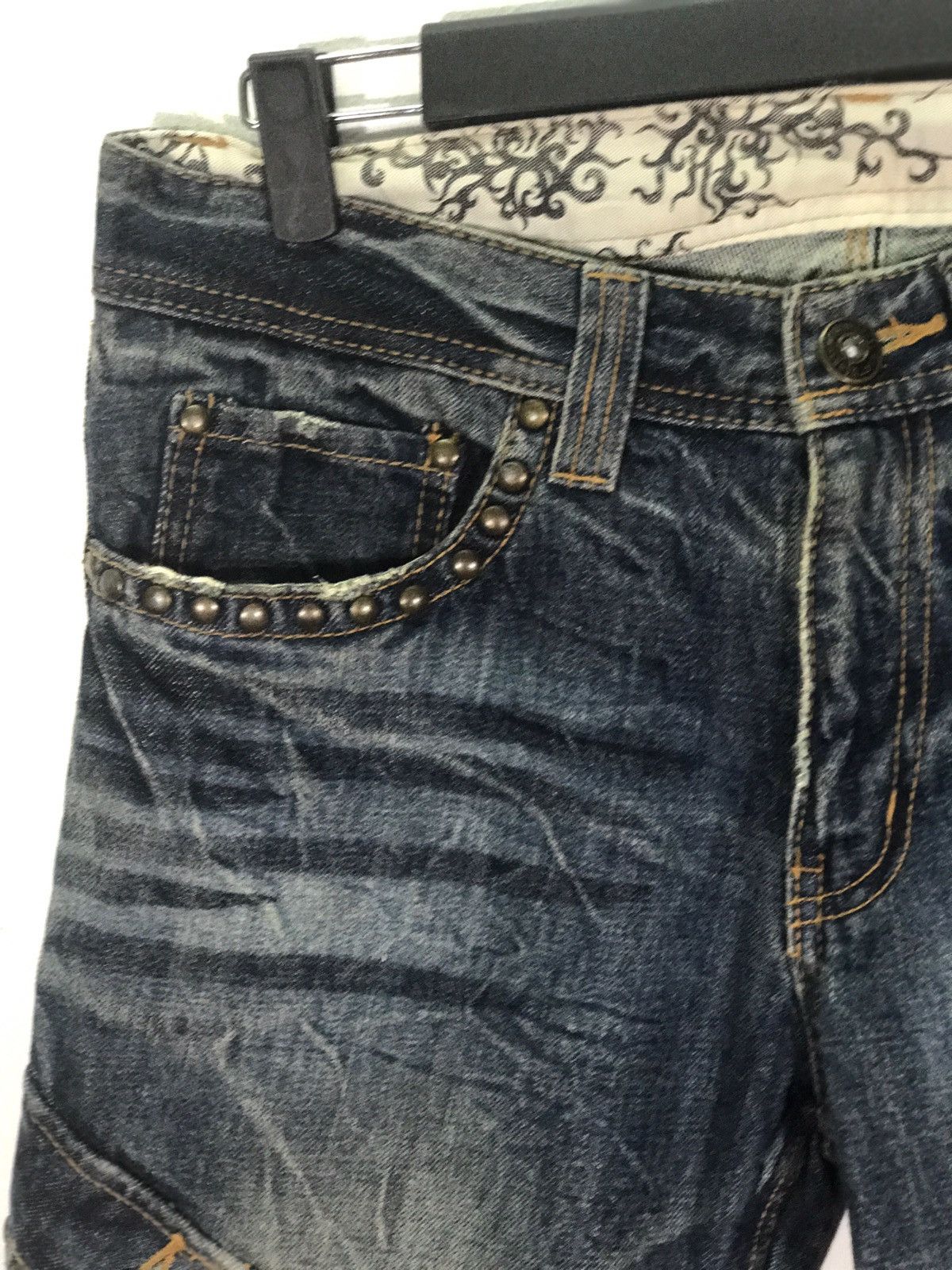 Japanese Brand × Twenty Twenty Works Strive For Perfection Side Pockets Denim Jeans Size US 32 / EU 48 - 6 Thumbnail