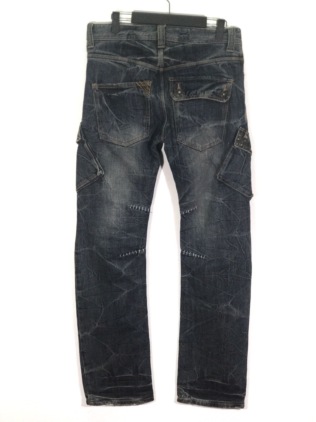 Japanese Brand × Twenty Twenty Works Strive For Perfection Side Pockets Denim Jeans Size US 32 / EU 48 - 2 Thumbnail