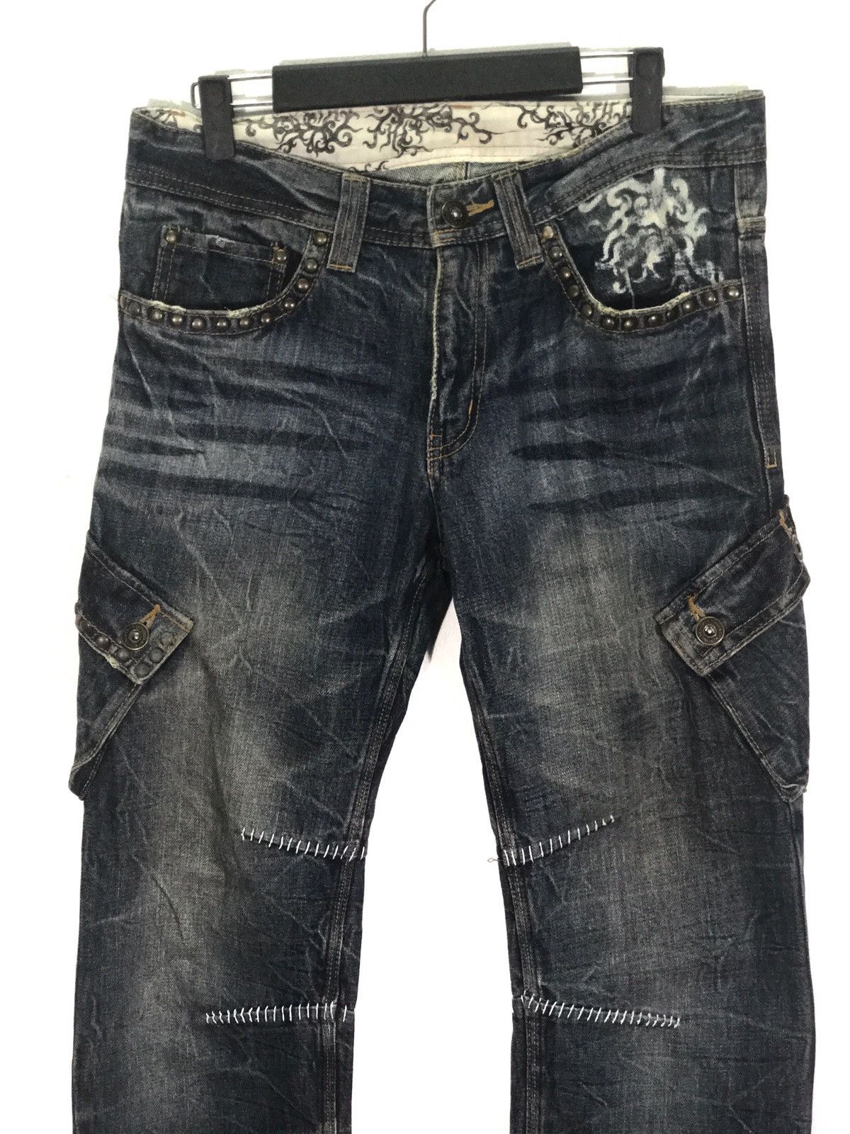 Japanese Brand × Twenty Twenty Works Strive For Perfection Side Pockets Denim Jeans Size US 32 / EU 48 - 4 Thumbnail