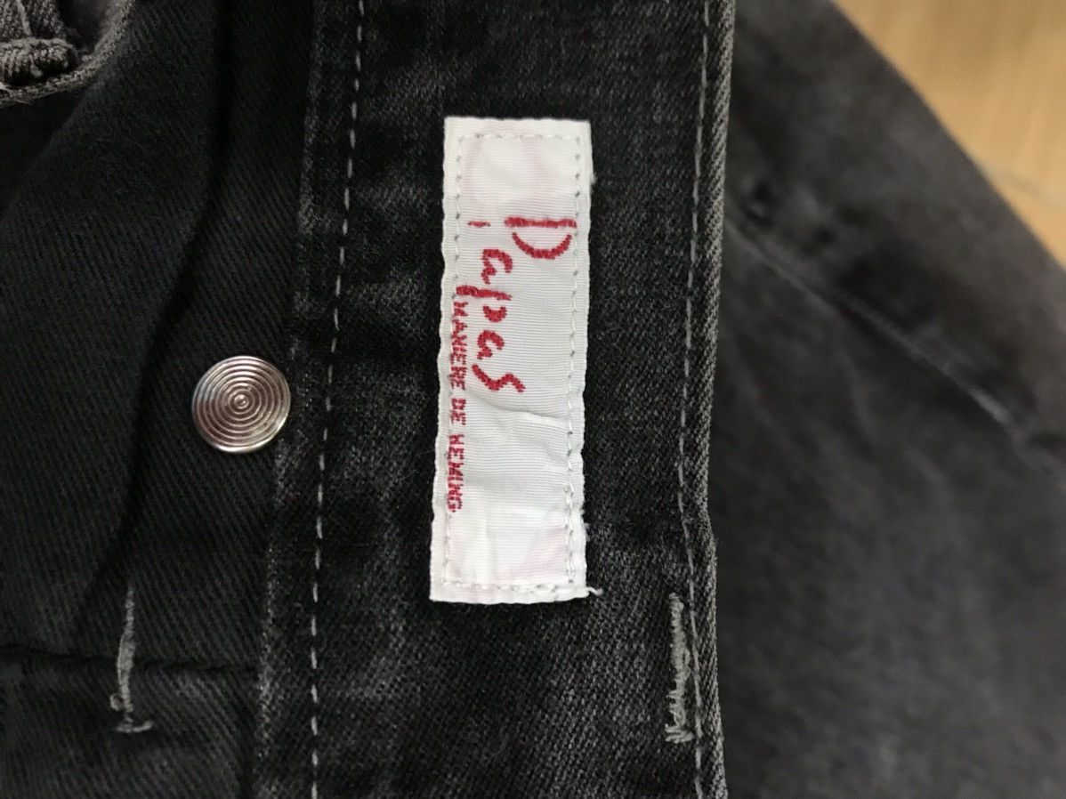 Japanese Brand Papas Island Double Knee Baggy Jeans Made In Japan Size US 34 / EU 50 - 11 Thumbnail