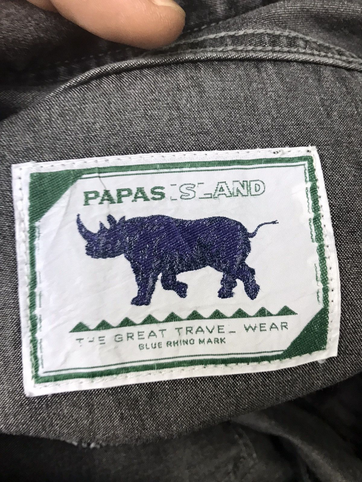 Japanese Brand Papas Island Double Knee Baggy Jeans Made In Japan Size US 34 / EU 50 - 12 Thumbnail