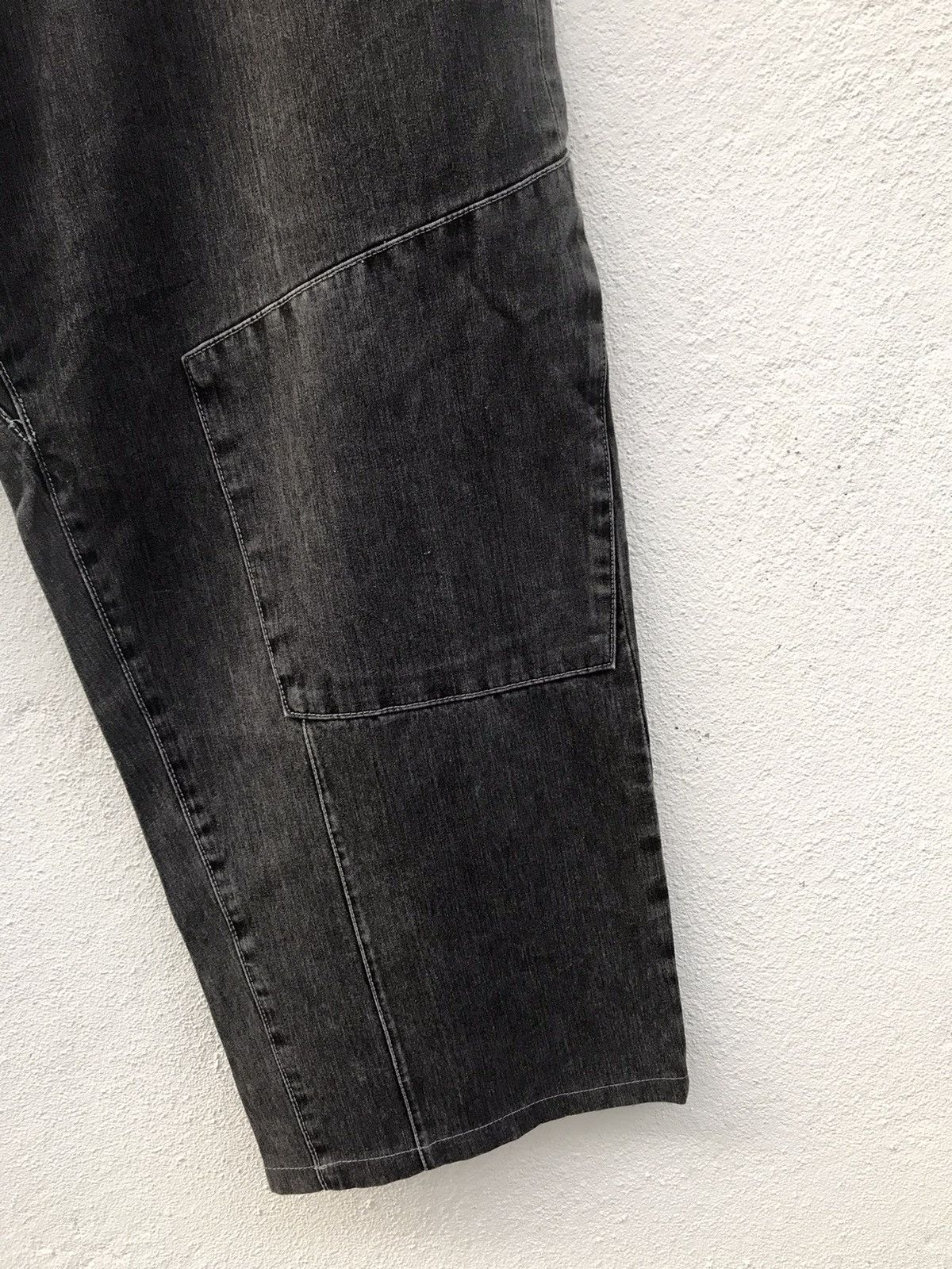 Japanese Brand Papas Island Double Knee Baggy Jeans Made In Japan Size US 34 / EU 50 - 5 Thumbnail