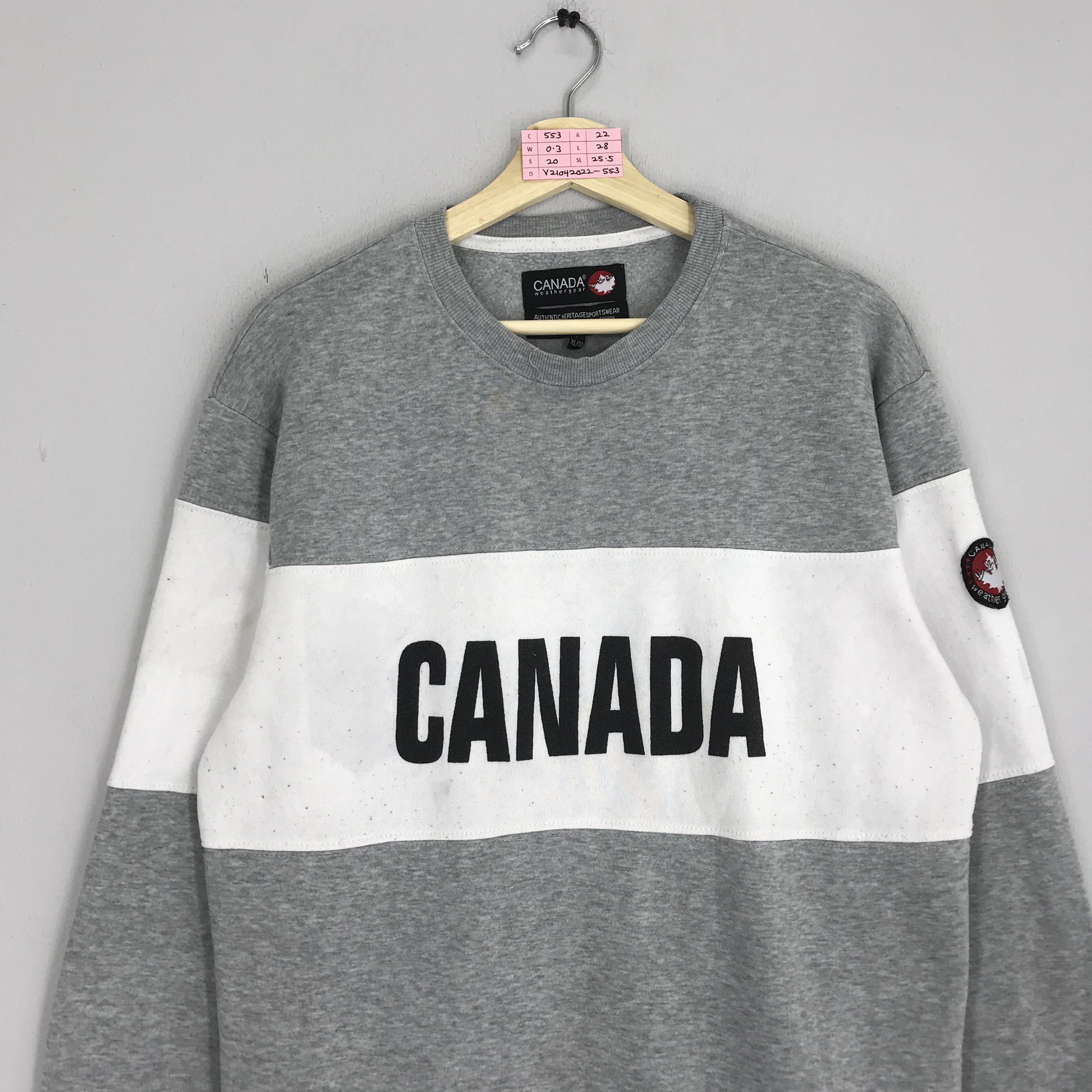 Vintage Vintage Canada Weather Gear Sweatshirt Canada Sportswear Size US M / EU 48-50 / 2 - 3 Thumbnail