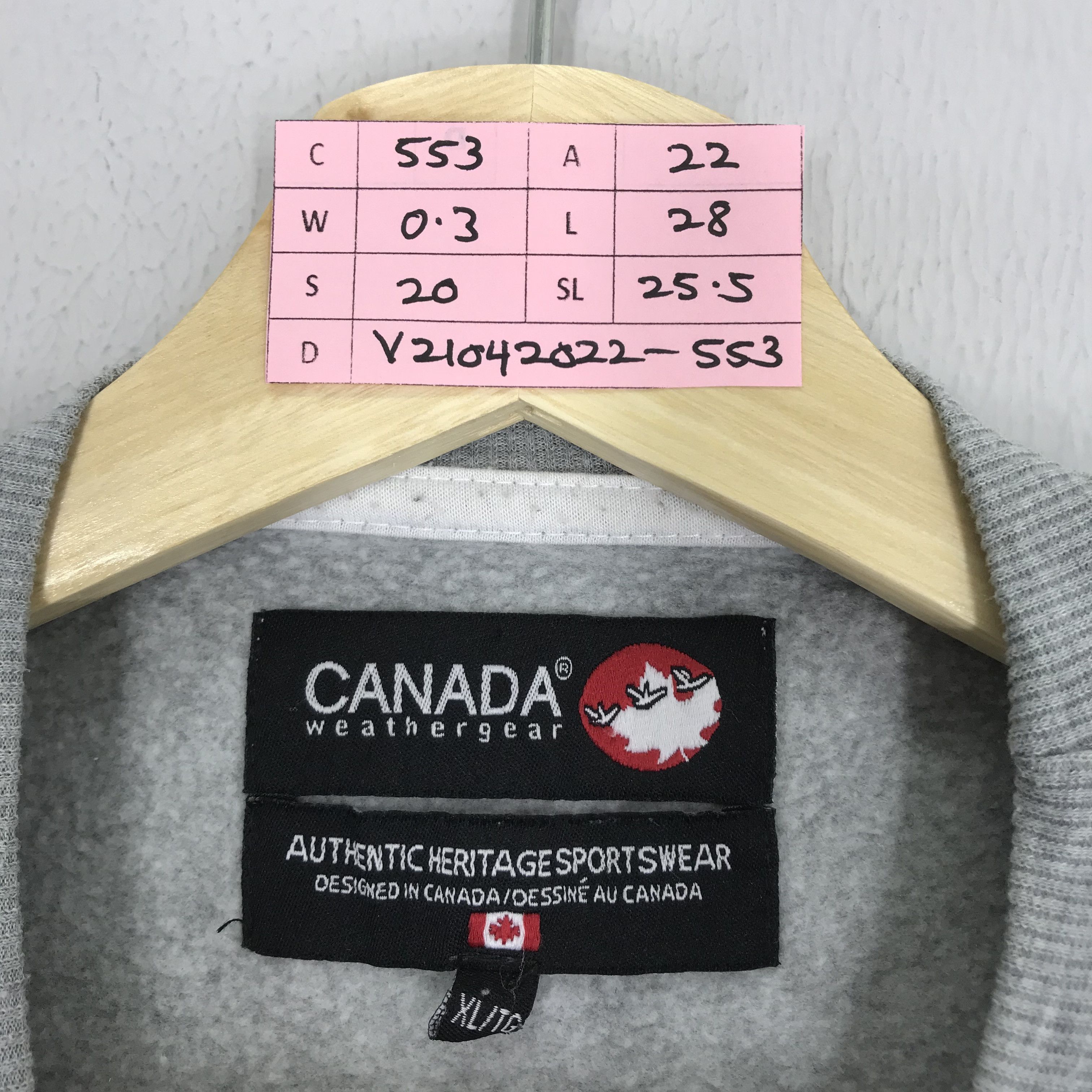 Vintage Vintage Canada Weather Gear Sweatshirt Canada Sportswear Size US M / EU 48-50 / 2 - 7 Thumbnail