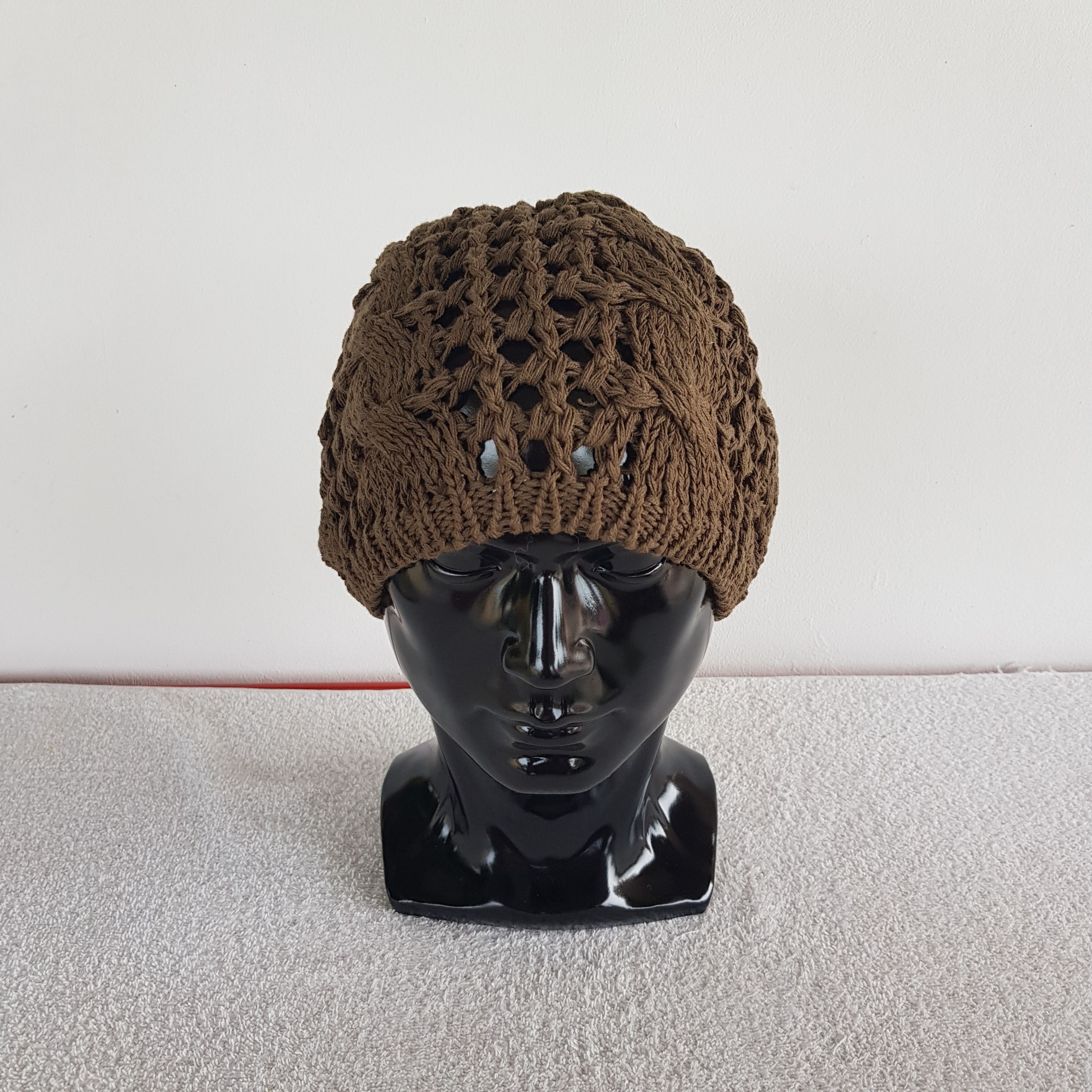 Japanese Brand × Vintage Unknown Japanese Beanie Snow Cap Knitted Crochet Hats Size ONE SIZE - 3 Thumbnail