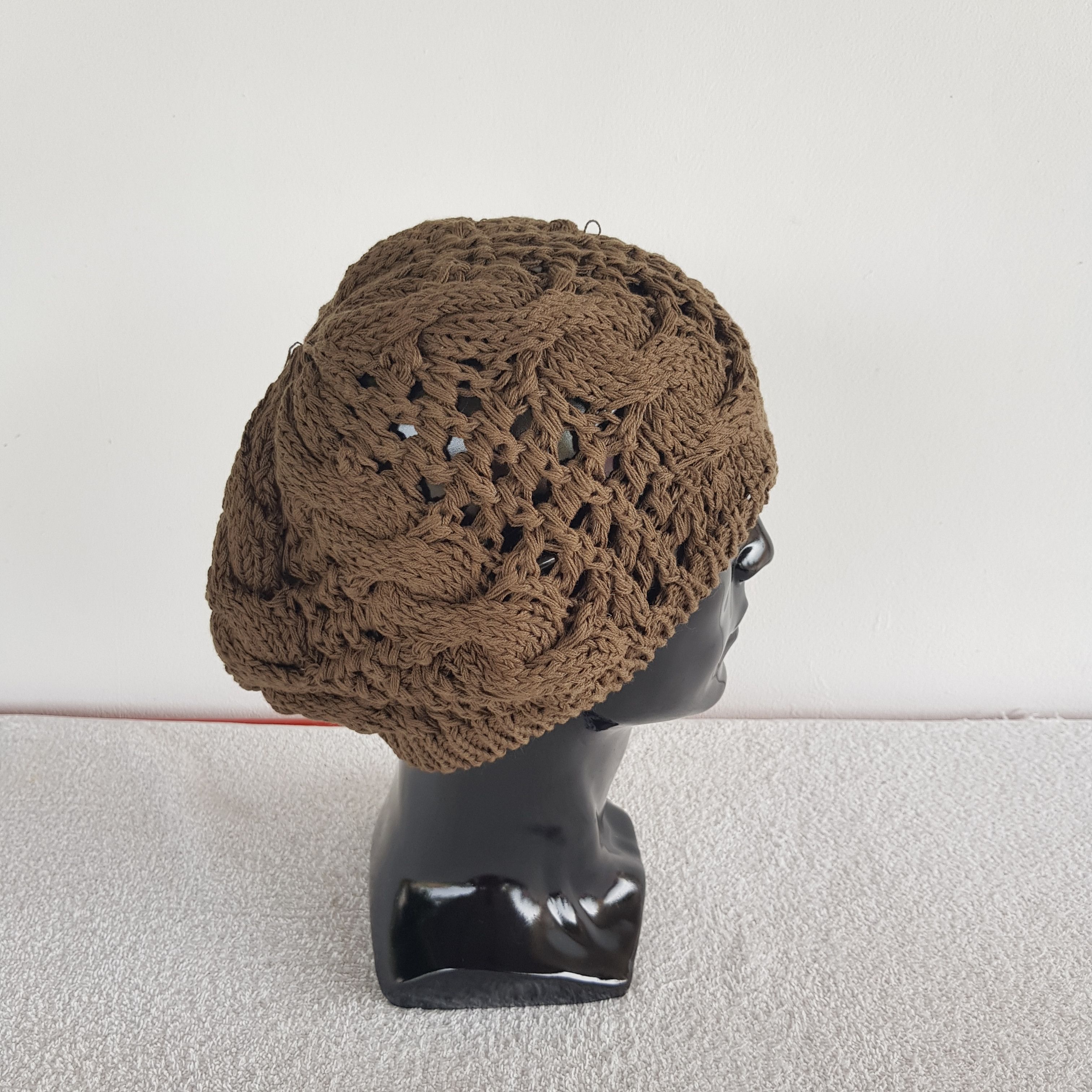 Japanese Brand × Vintage Unknown Japanese Beanie Snow Cap Knitted Crochet Hats Size ONE SIZE - 4 Thumbnail