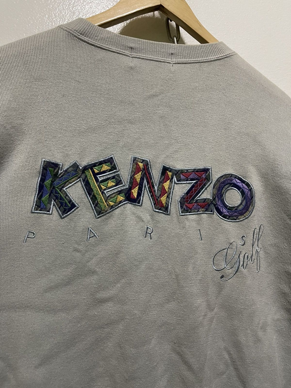Kenzo × Vintage Kenzo Paris Golf Sweatshirt Back Hit Size US L / EU 52-54 / 3 - 13 Thumbnail