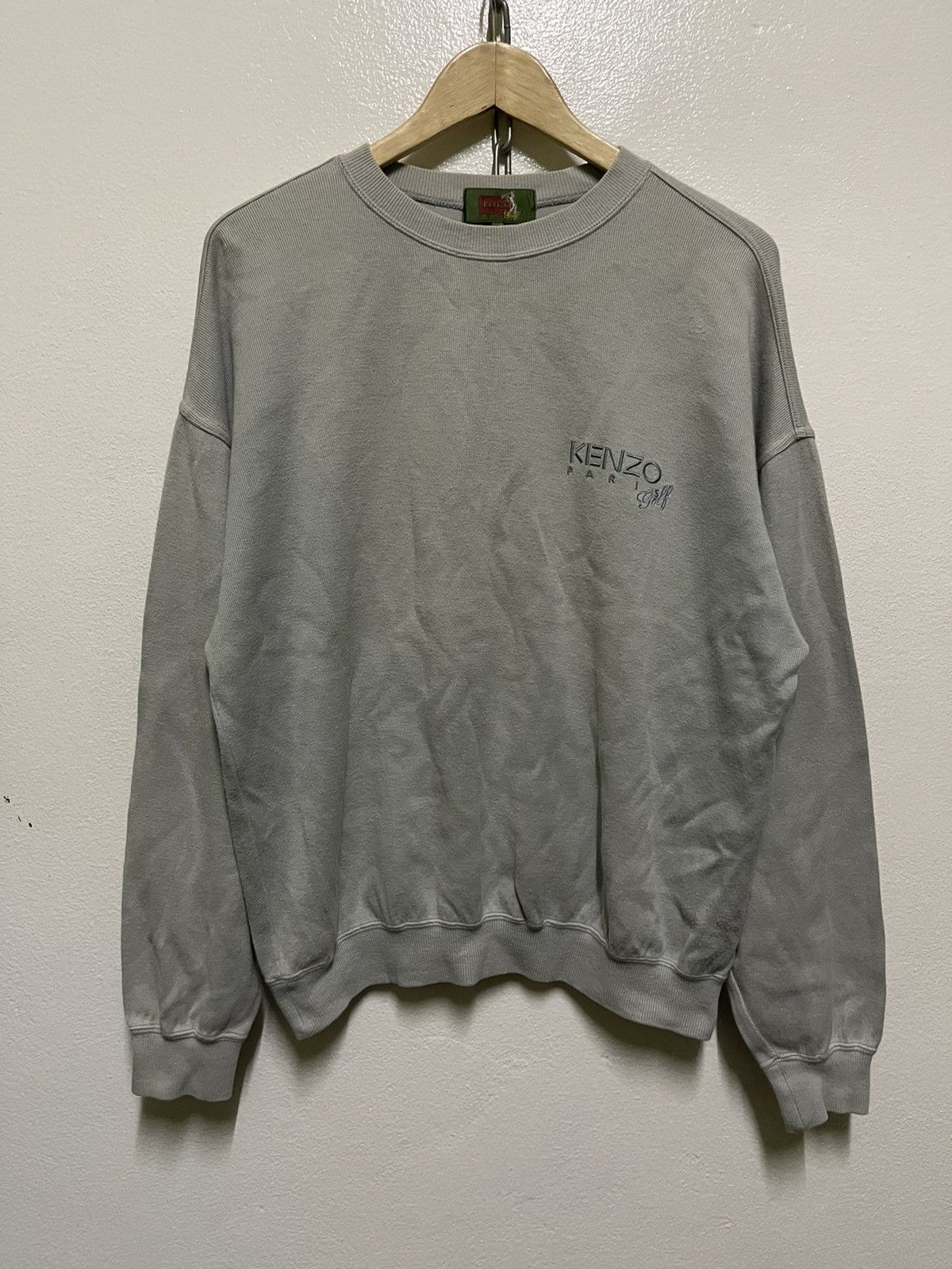 Kenzo × Vintage Kenzo Paris Golf Sweatshirt Back Hit Size US L / EU 52-54 / 3 - 2 Thumbnail