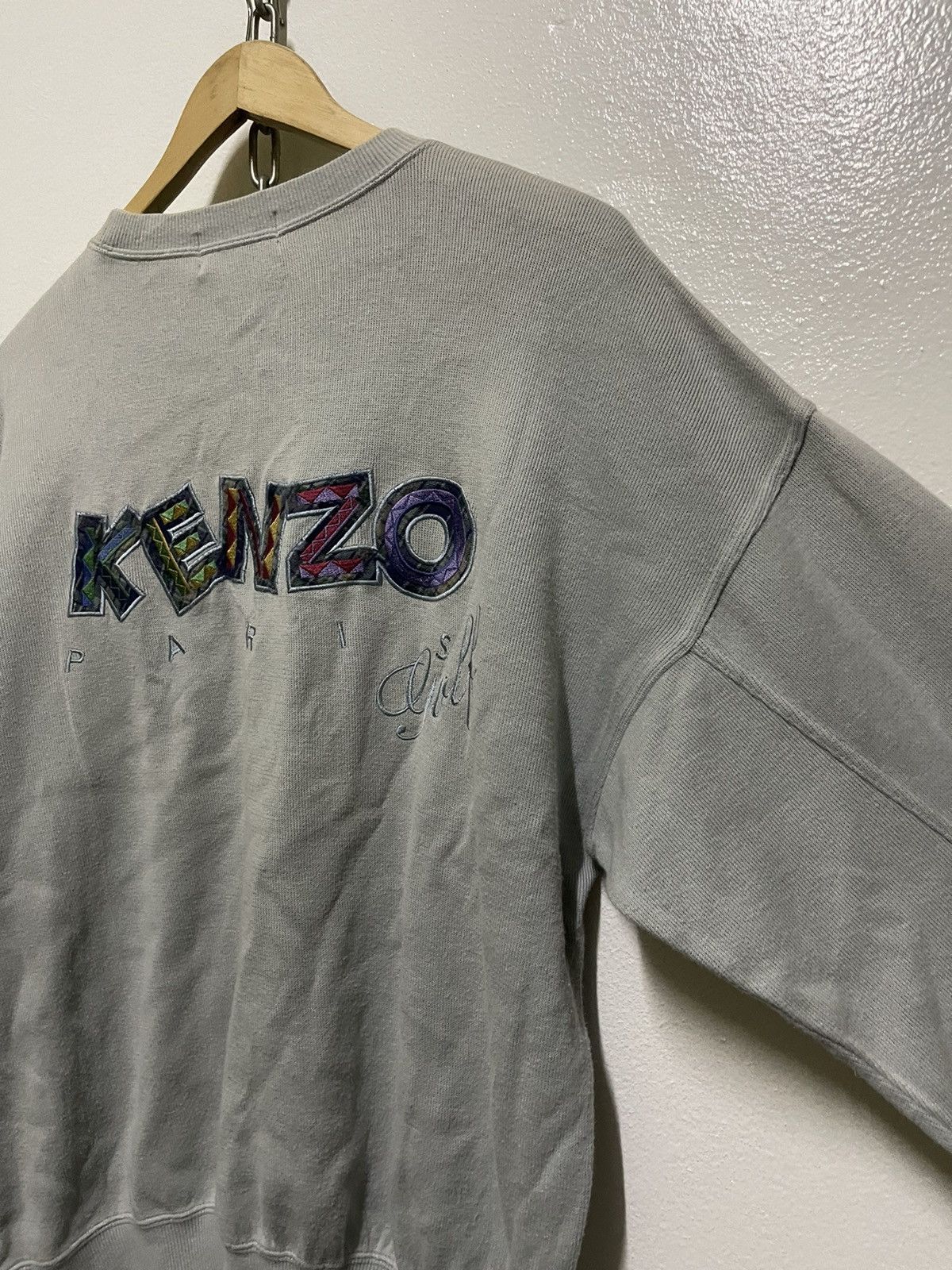 Kenzo × Vintage Kenzo Paris Golf Sweatshirt Back Hit Size US L / EU 52-54 / 3 - 11 Thumbnail