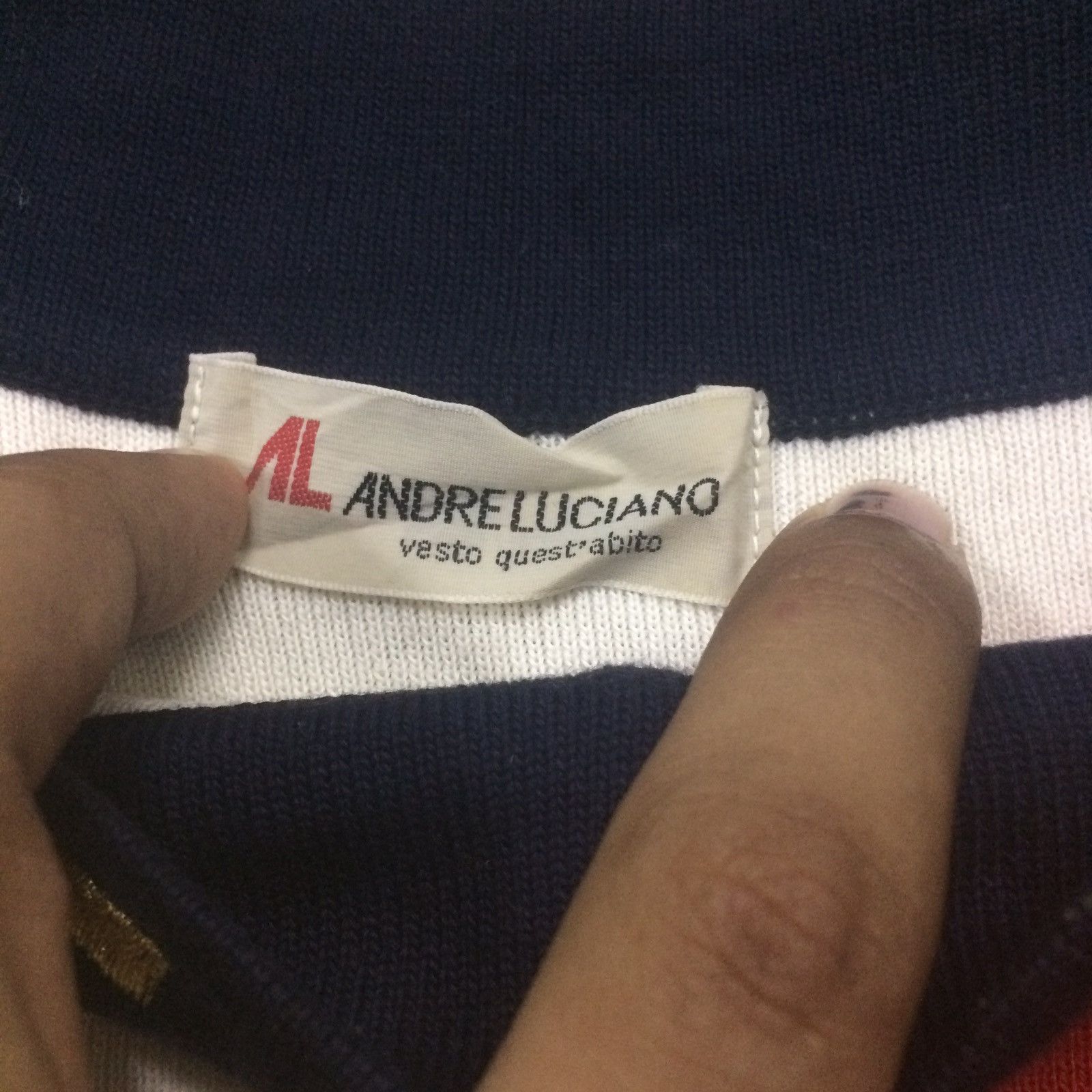 Andreluciano Andreluciano Embroidery gold logo streetwear colourblock Size US M / EU 48-50 / 2 - 5 Thumbnail