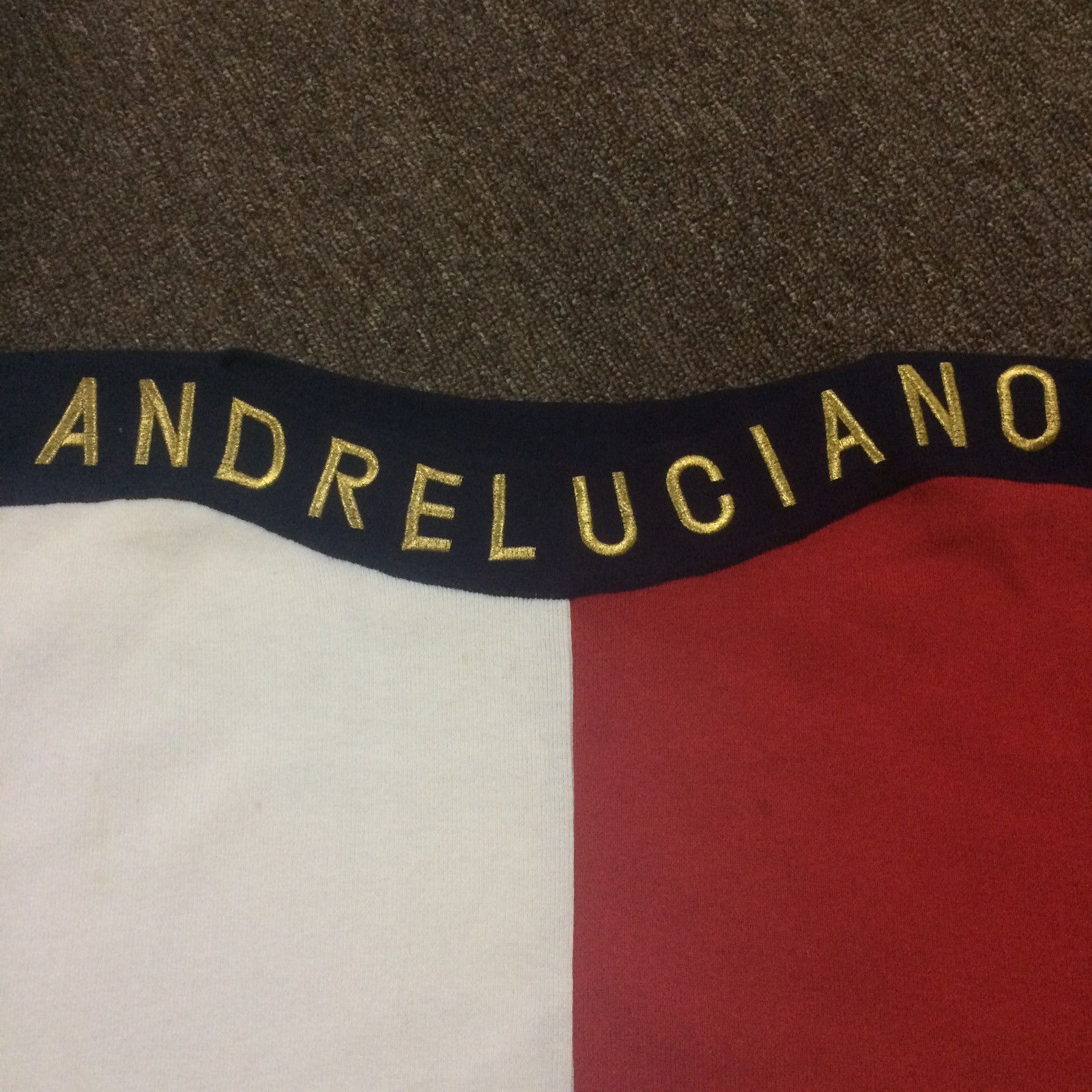 Andreluciano Andreluciano Embroidery gold logo streetwear colourblock Size US M / EU 48-50 / 2 - 4 Thumbnail
