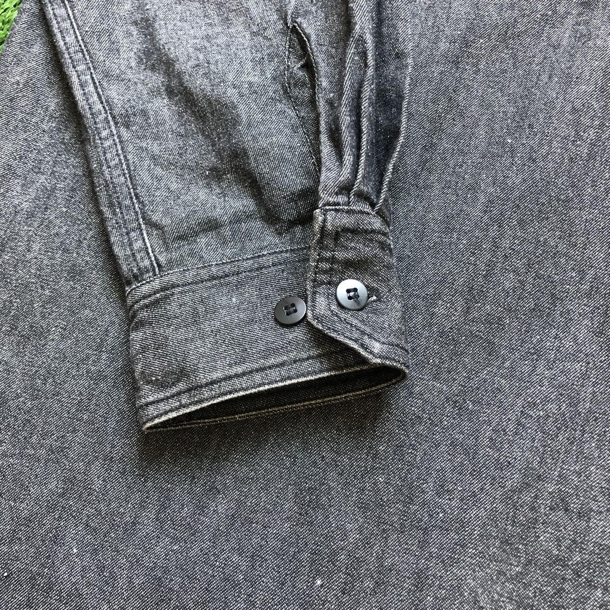Hiroshi Fujiwara 1990’s Milkboy Strap Pullover Half Button Denim Shirt Size US XL / EU 56 / 4 - 12 Thumbnail