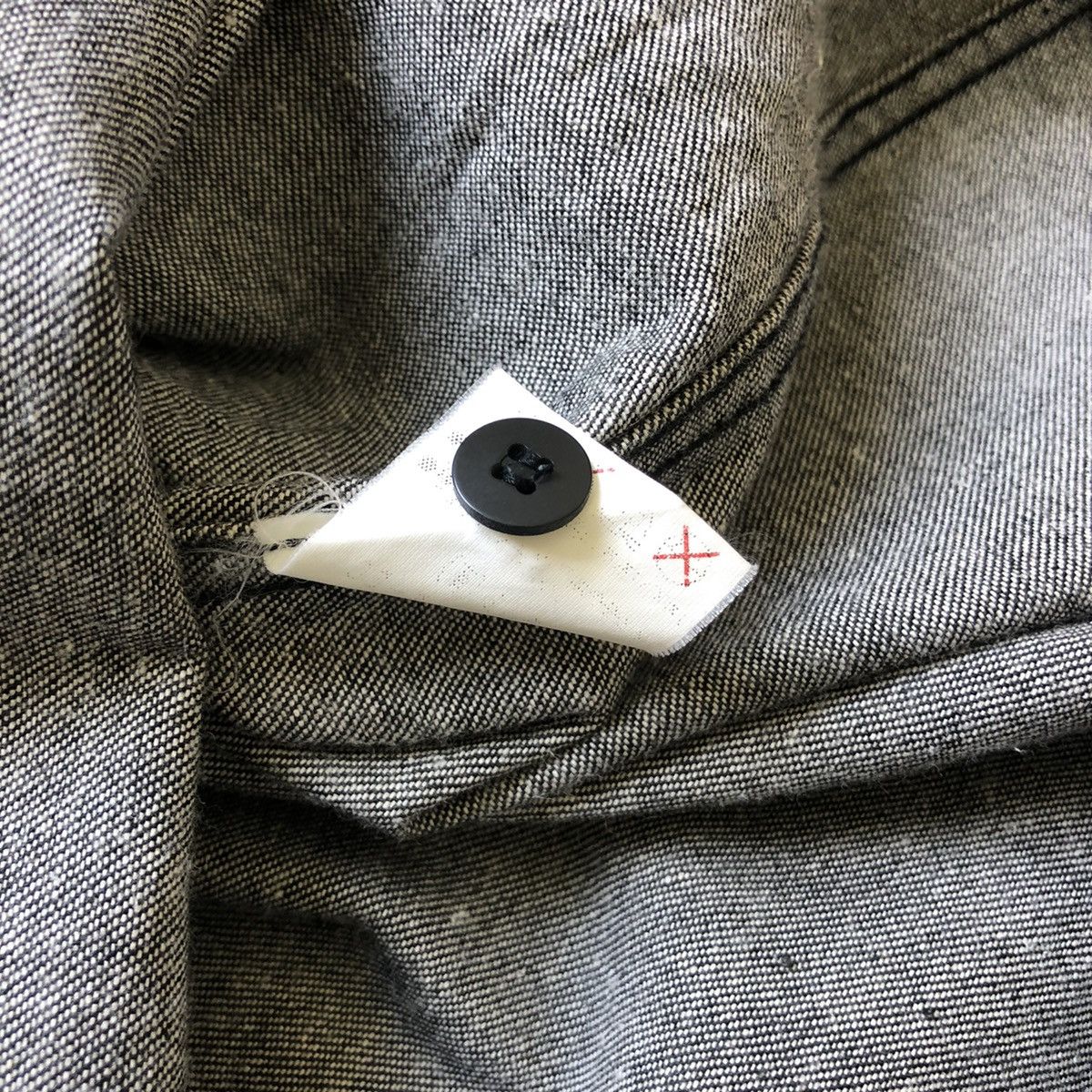 Hiroshi Fujiwara 1990’s Milkboy Strap Pullover Half Button Denim Shirt Size US XL / EU 56 / 4 - 18 Thumbnail