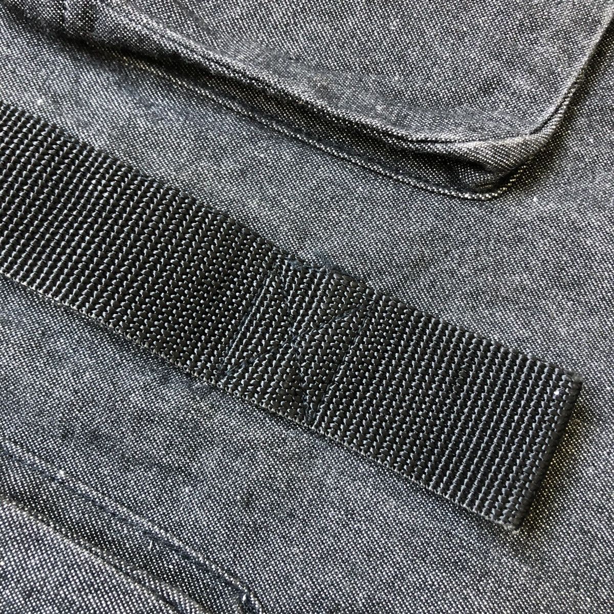 Hiroshi Fujiwara 1990’s Milkboy Strap Pullover Half Button Denim Shirt Size US XL / EU 56 / 4 - 5 Thumbnail