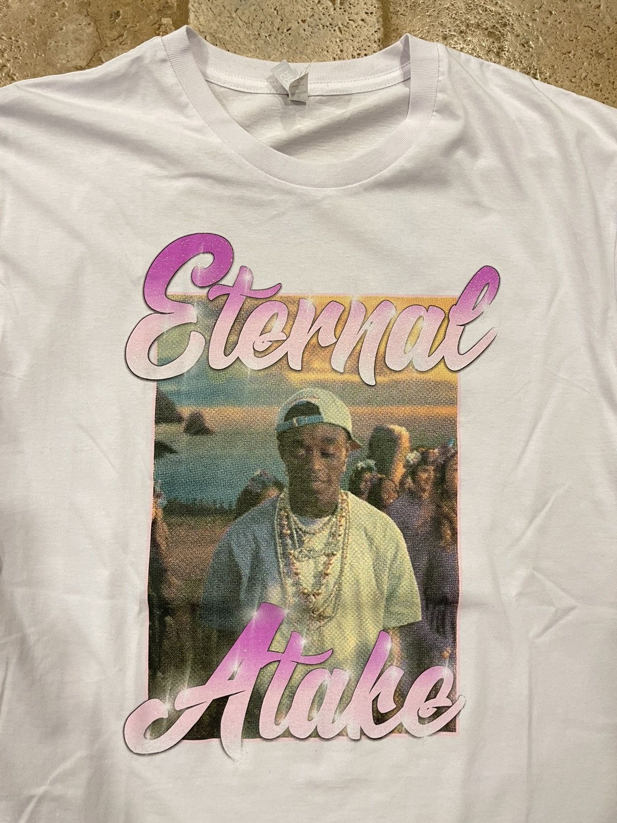 Band Tees Lil Uzi Vert Eternal Atake Album DonC White Tee Size US L / EU 52-54 / 3 - 4 Thumbnail