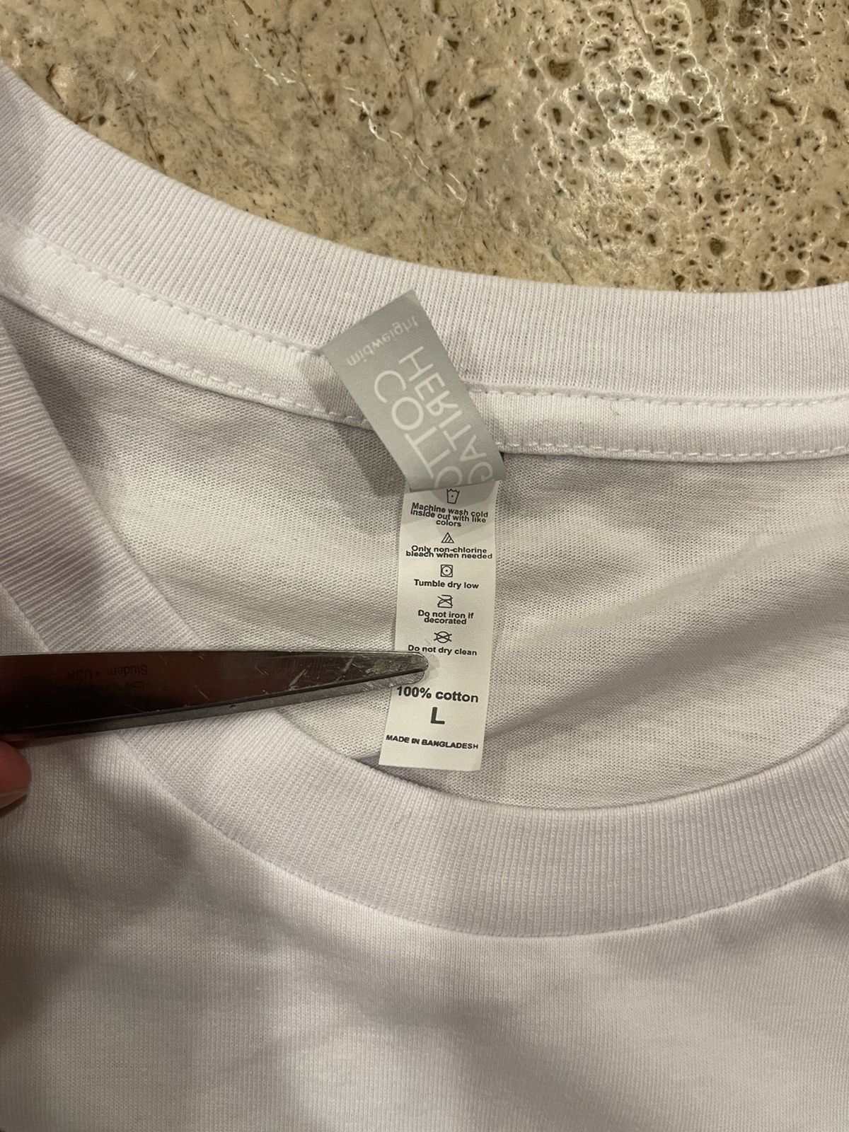 Band Tees Lil Uzi Vert Eternal Atake Album DonC White Tee Size US L / EU 52-54 / 3 - 5 Thumbnail