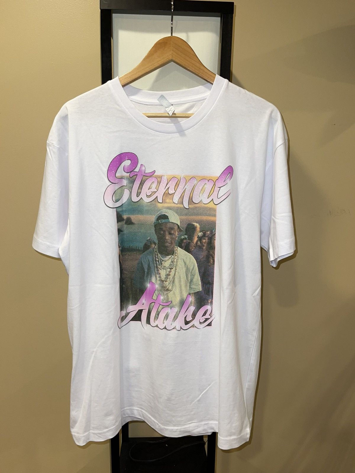 Band Tees Lil Uzi Vert Eternal Atake Album DonC White Tee Size US L / EU 52-54 / 3 - 3 Thumbnail