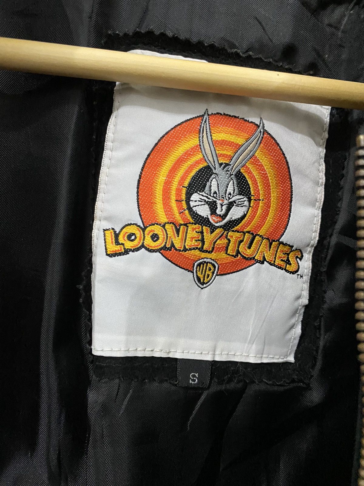 Cartoon Network Vintage Looney Tunes Embroidered Logo Leather Jacket Size US S / EU 44-46 / 1 - 13 Thumbnail