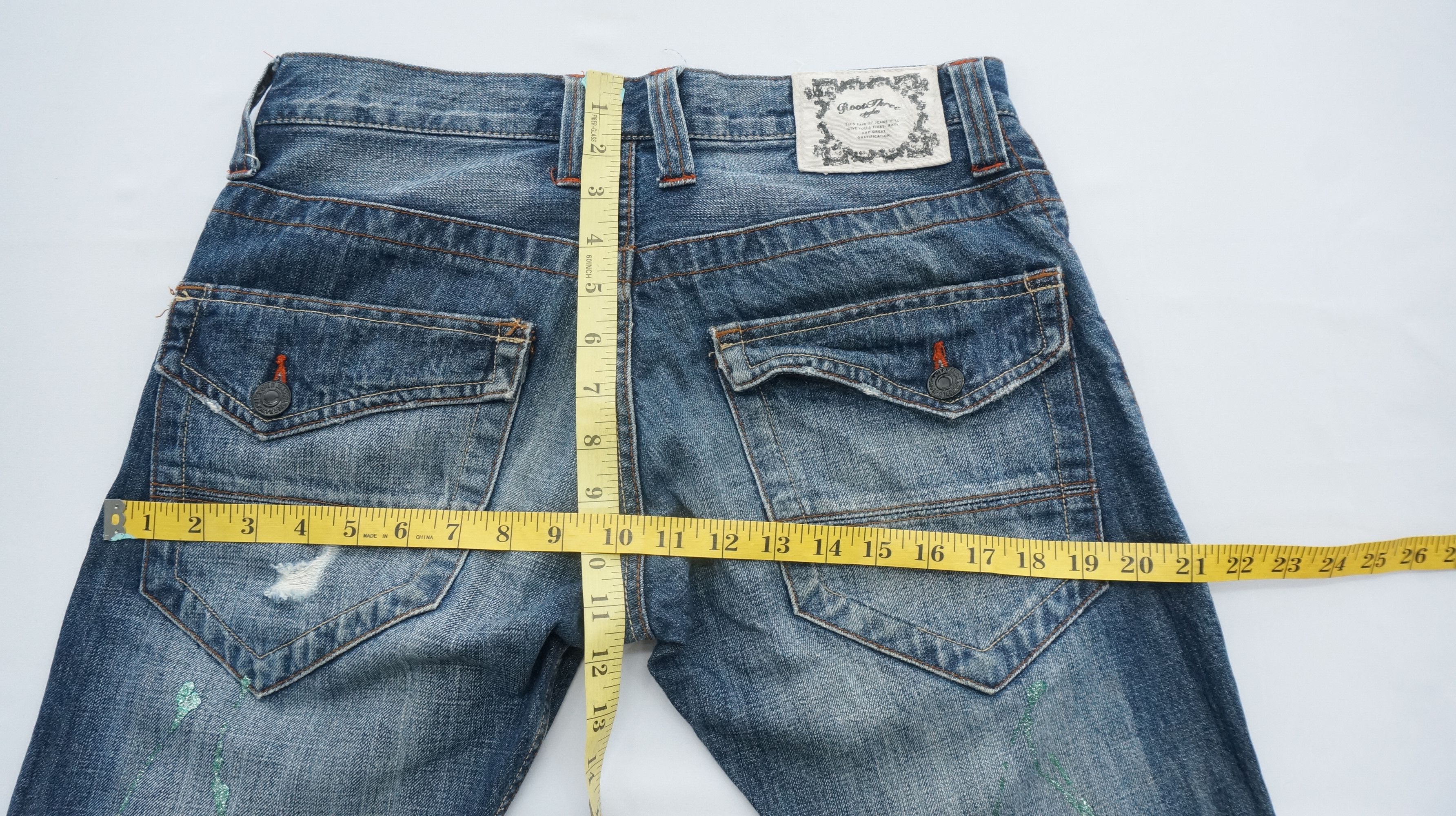 Hysteric Glamour 🔥 ROOT THREE Flared Distressed Jeans Size US 30 / EU 46 - 18 Thumbnail