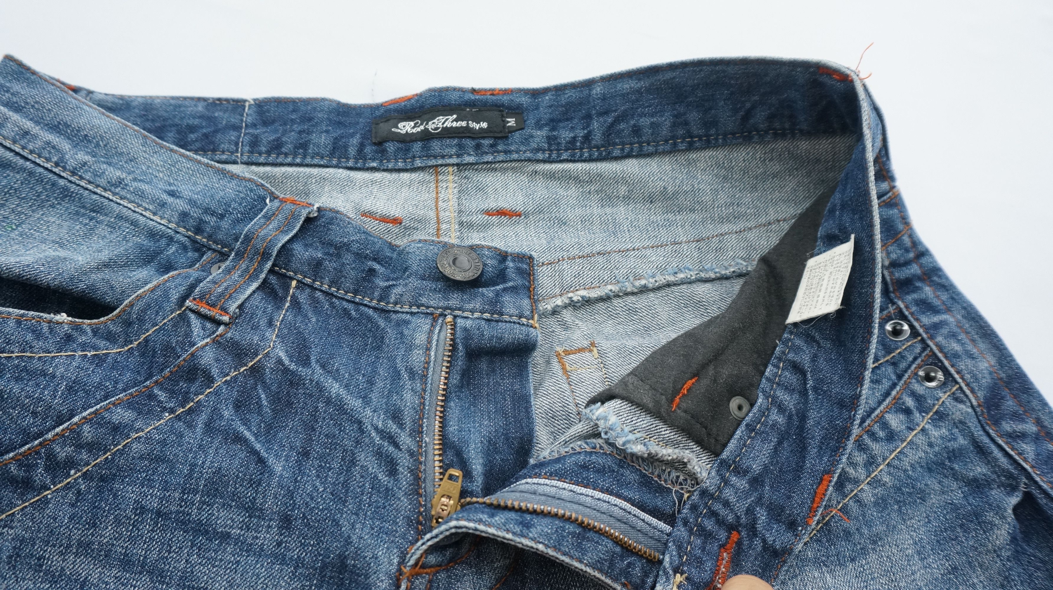 Hysteric Glamour 🔥 ROOT THREE Flared Distressed Jeans Size US 30 / EU 46 - 19 Thumbnail