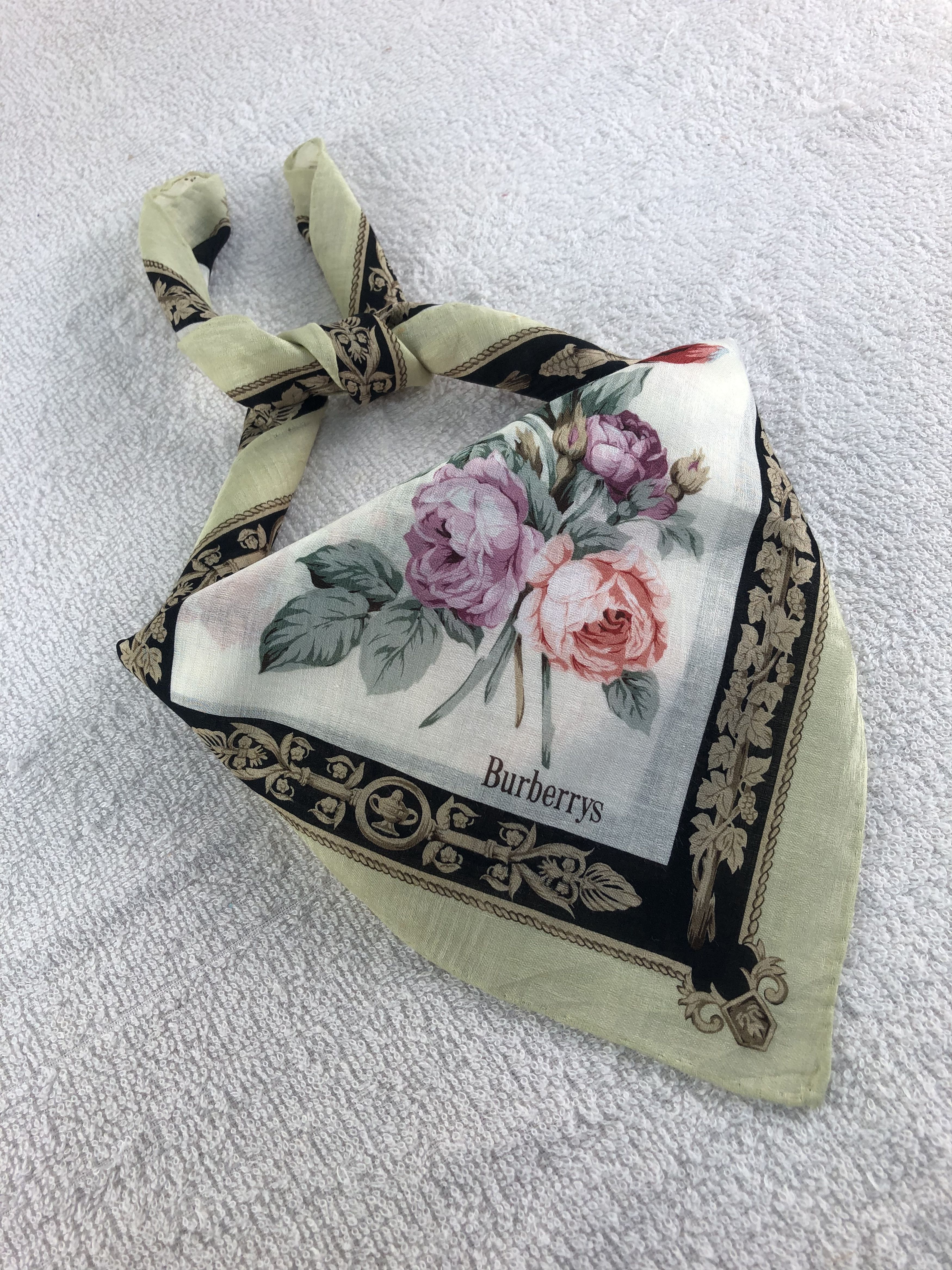 Burberry Burberrys Handkerchief / Bandana / Neckerchief C019 Size ONE SIZE - 2 Thumbnail
