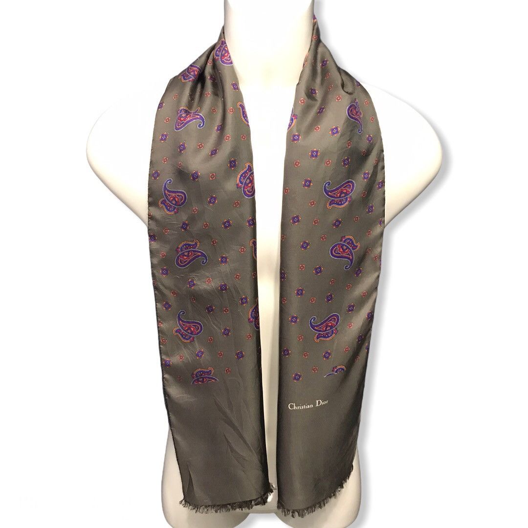 Christian Dior Monsieur × Other × Vintage Christion Dior Slik Scarf Size ONE SIZE - 2 Thumbnail