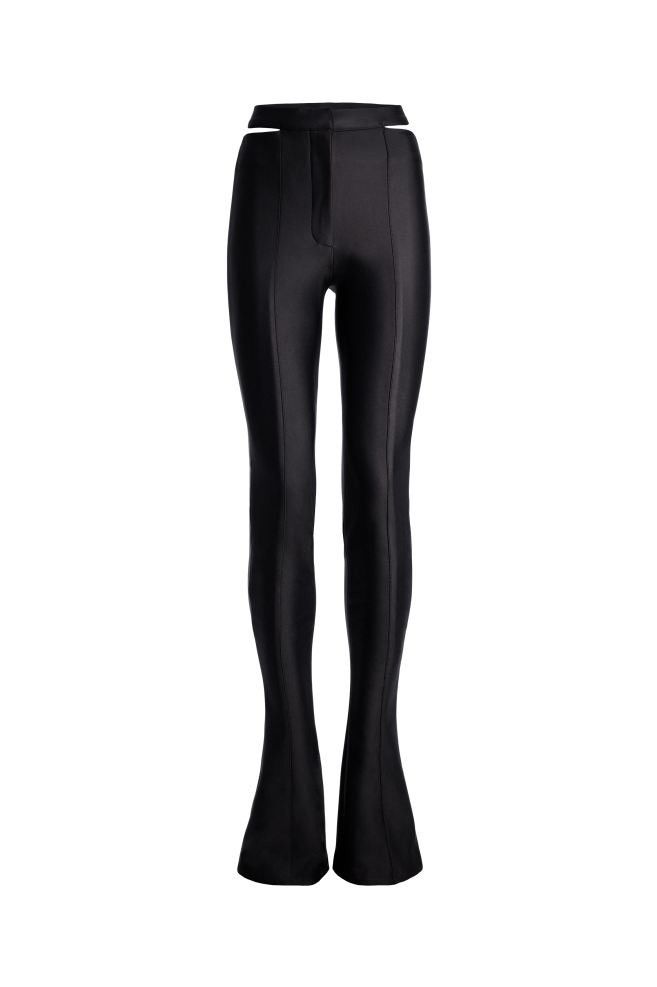 H&M Jersey Cut-out Pants Size 28" / US 6 / IT 42 - 2 Thumbnail
