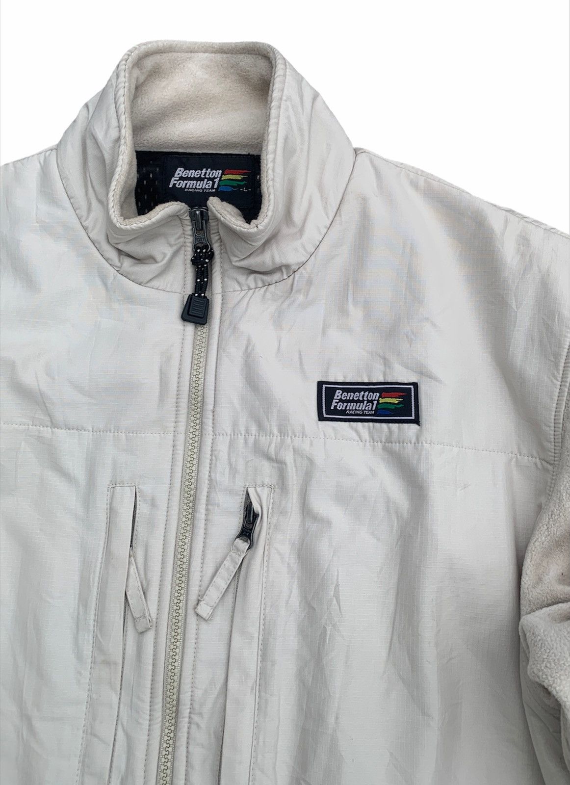 Benetton × Formula 1 VINTAGE BENETTON F1 RACING TEAM FLEECE JACKET Size US L / EU 52-54 / 3 - 3 Thumbnail