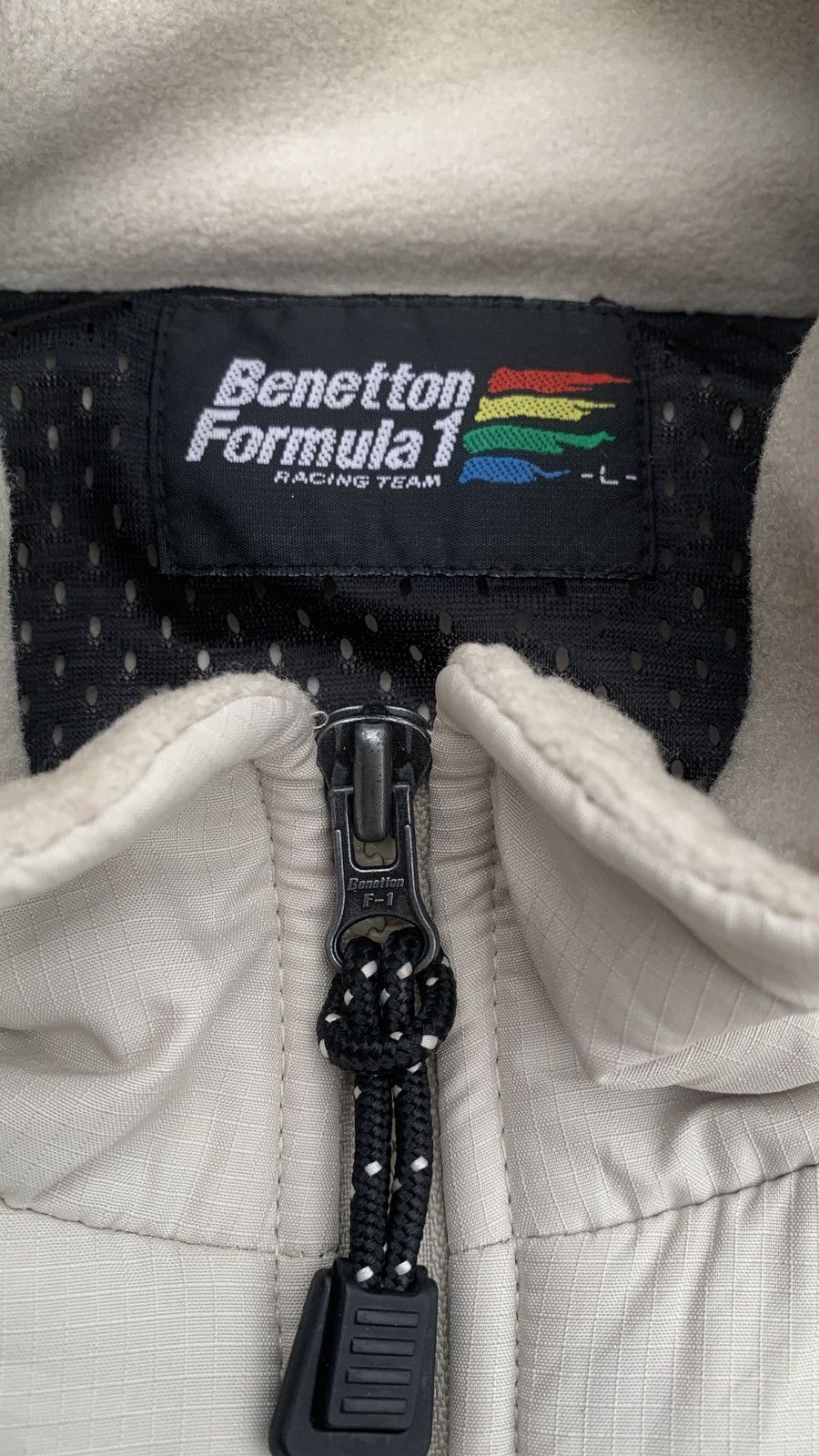 Benetton × Formula 1 VINTAGE BENETTON F1 RACING TEAM FLEECE JACKET Size US L / EU 52-54 / 3 - 9 Thumbnail