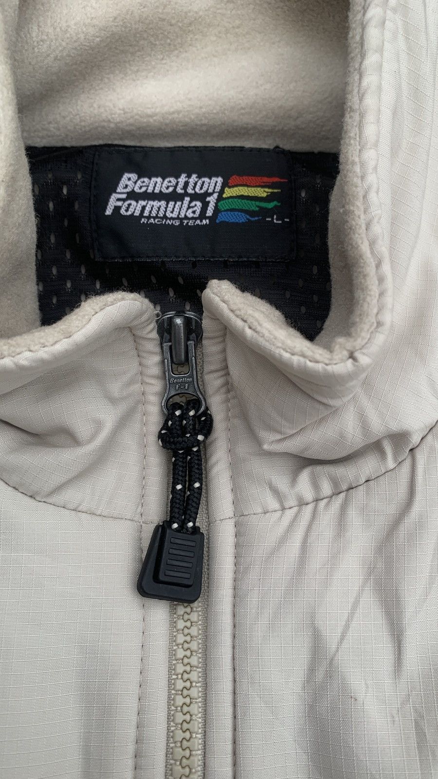 Benetton × Formula 1 VINTAGE BENETTON F1 RACING TEAM FLEECE JACKET Size US L / EU 52-54 / 3 - 8 Thumbnail