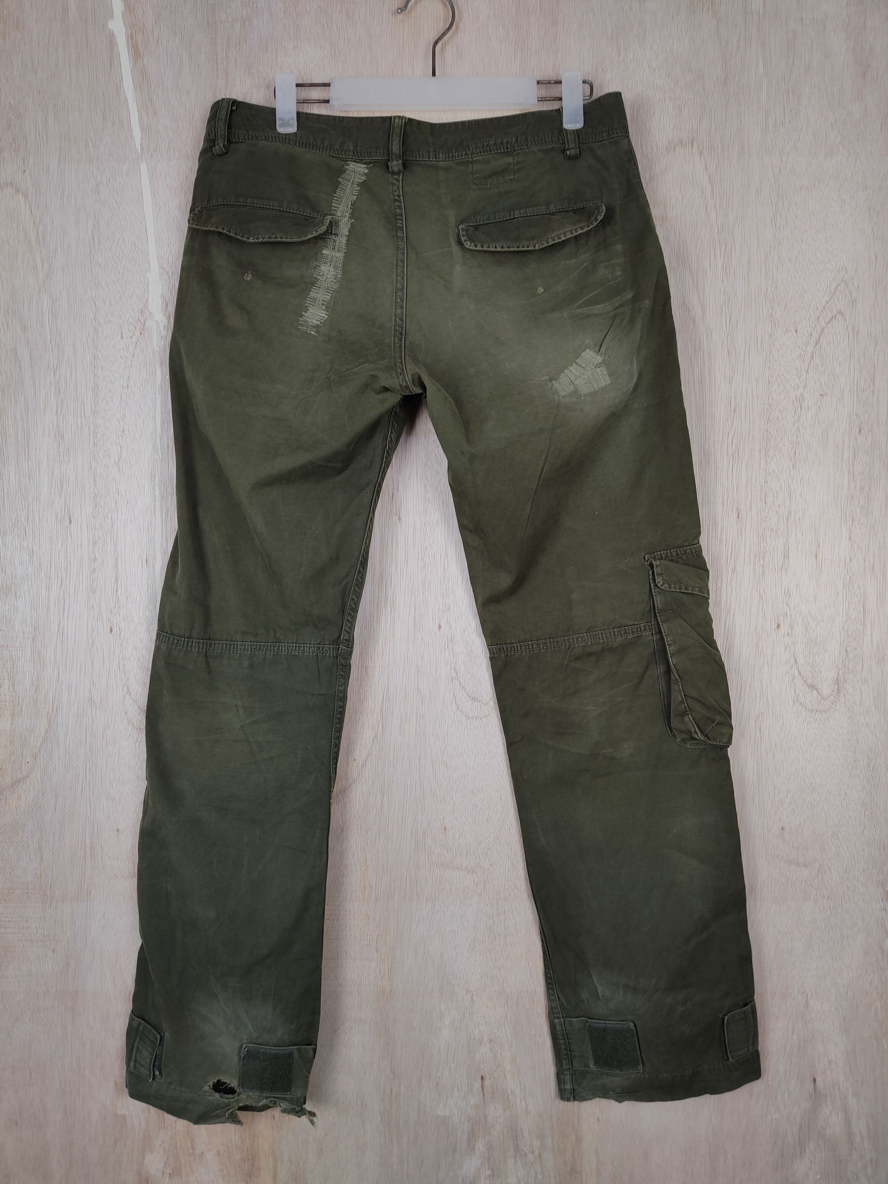 Japanese Brand DL Universal Freak Dark Green multipocket Cargo Pant #S320 Size US 30 / EU 46 - 8 Thumbnail