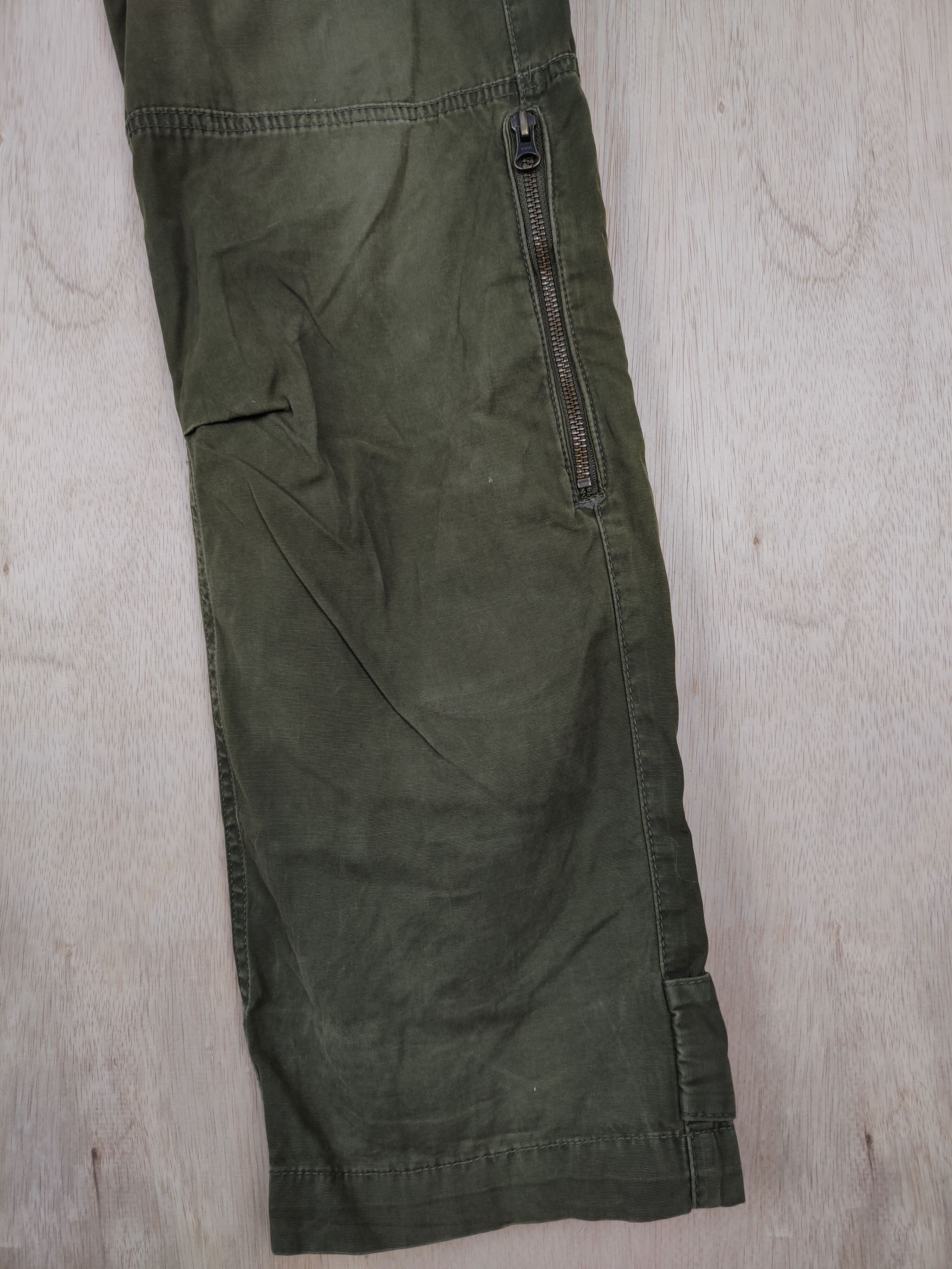 Japanese Brand DL Universal Freak Dark Green multipocket Cargo Pant #S320 Size US 30 / EU 46 - 7 Thumbnail