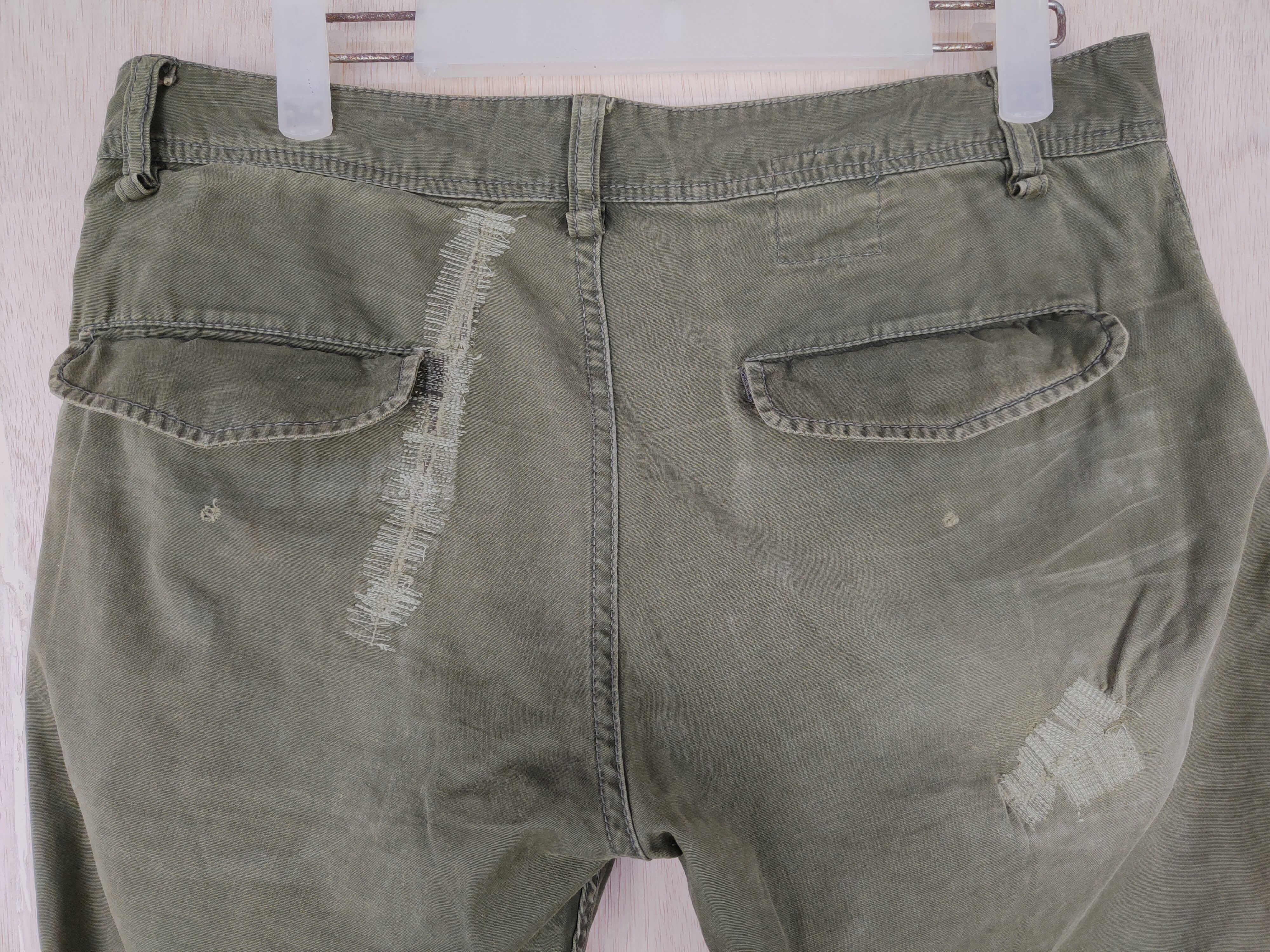 Japanese Brand DL Universal Freak Dark Green multipocket Cargo Pant #S320 Size US 30 / EU 46 - 9 Thumbnail